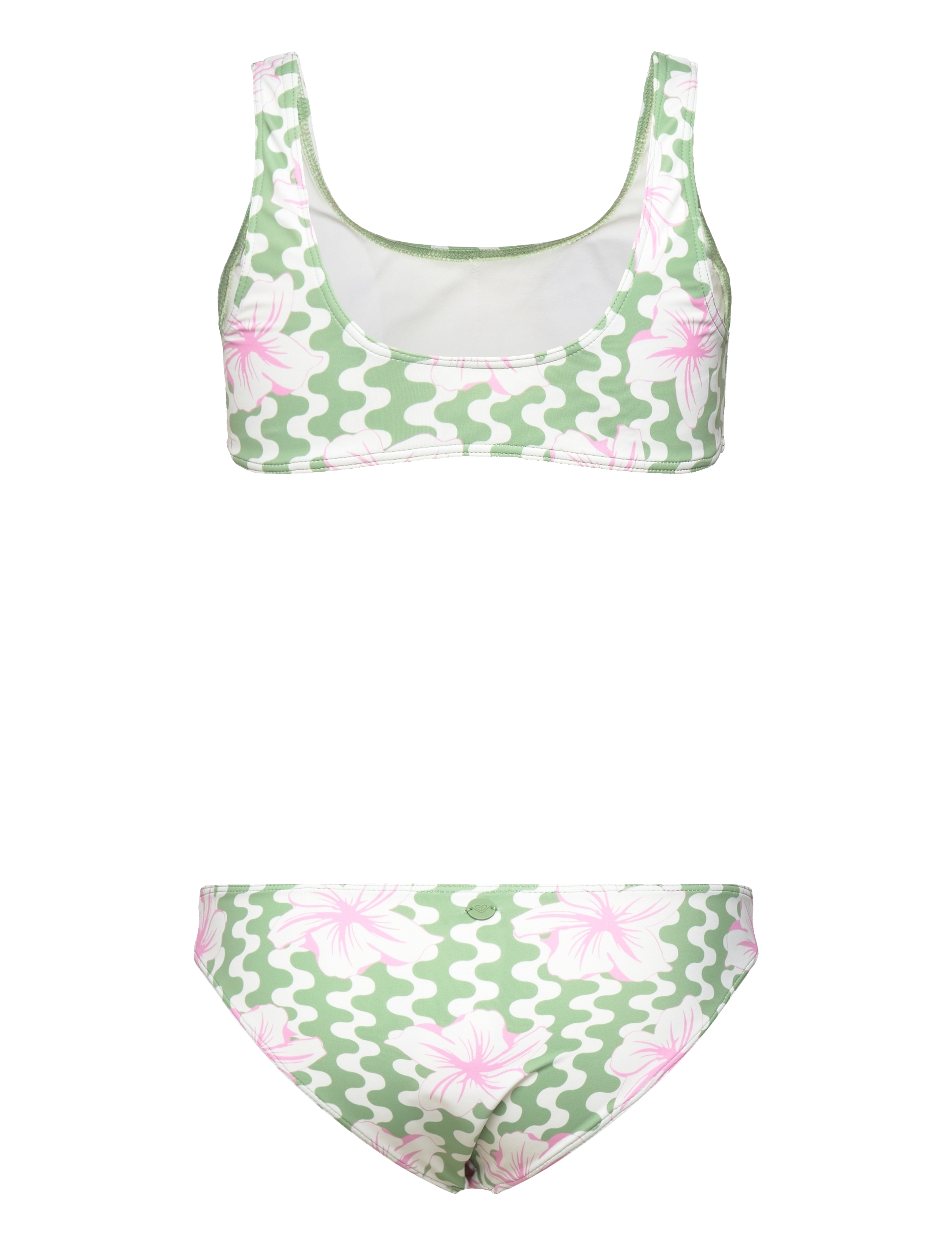 Roxy - PARTY WAVES BRALETTE SET 2 - sommerkupp - basil party waves rg - 1