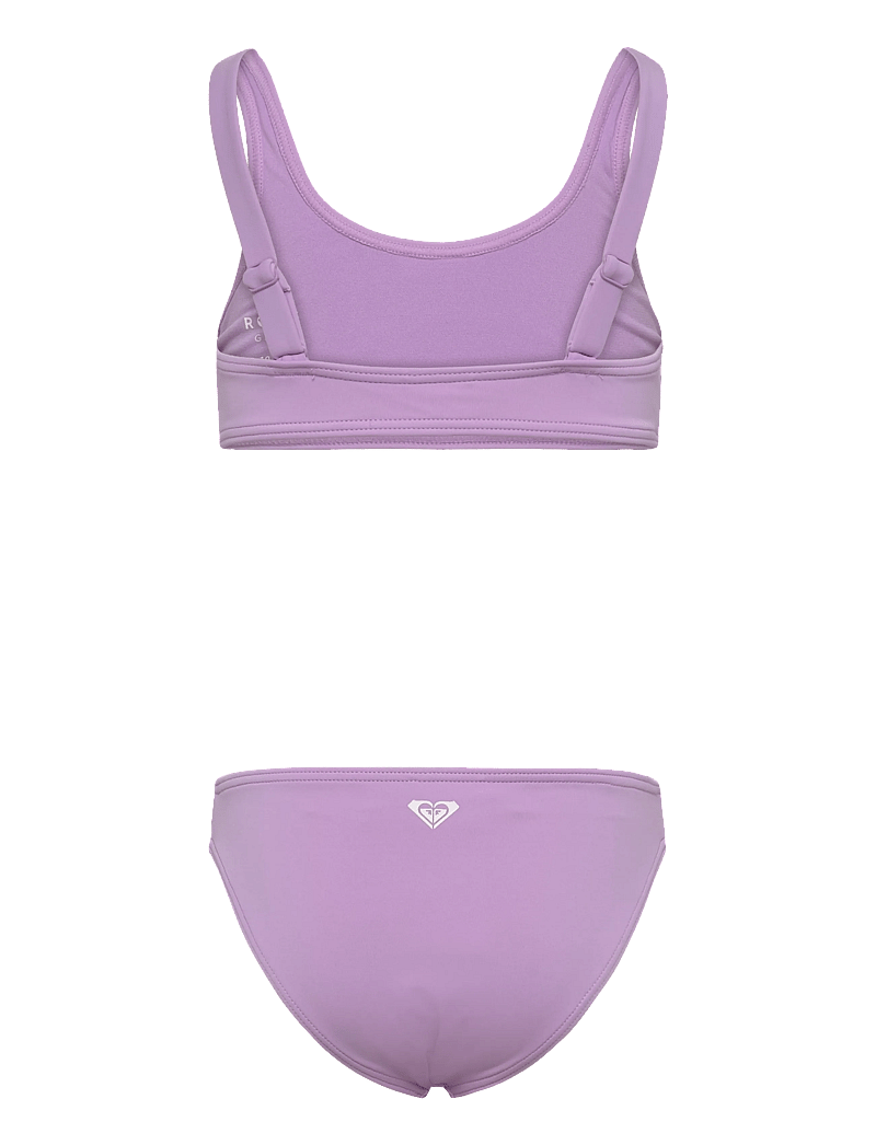 Roxy - SOLID ACTIVE RG BRALETTE SET - bikinis - crocus petal - 2