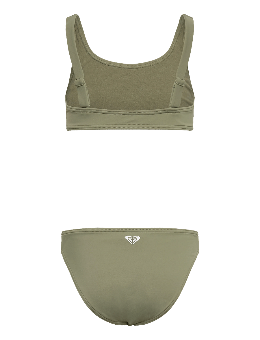 Roxy - SOLID ACTIVE RG BRALETTE SET - bikini - oil green - 2