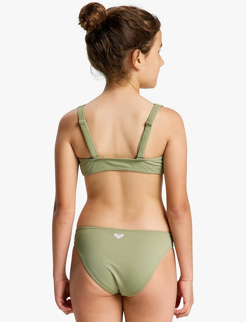 Roxy - SOLID ACTIVE RG BRALETTE SET - bikinit - oil green - 3