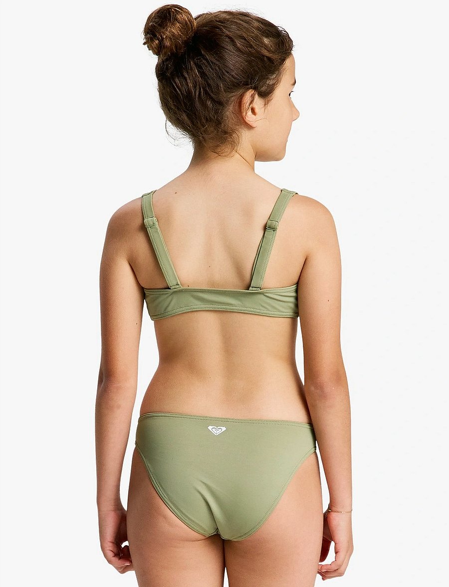 Roxy - SOLID ACTIVE RG BRALETTE SET - bikini - oil green - 3