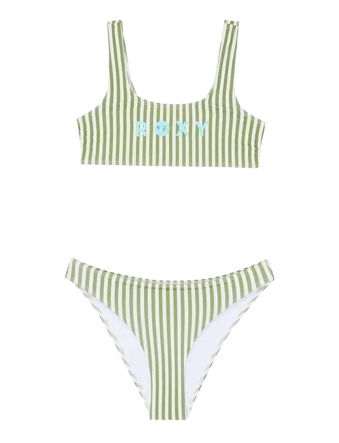 BICO ACTIVE RG BRALETTE SET - OIL GREEN VERT MODA STRIPE