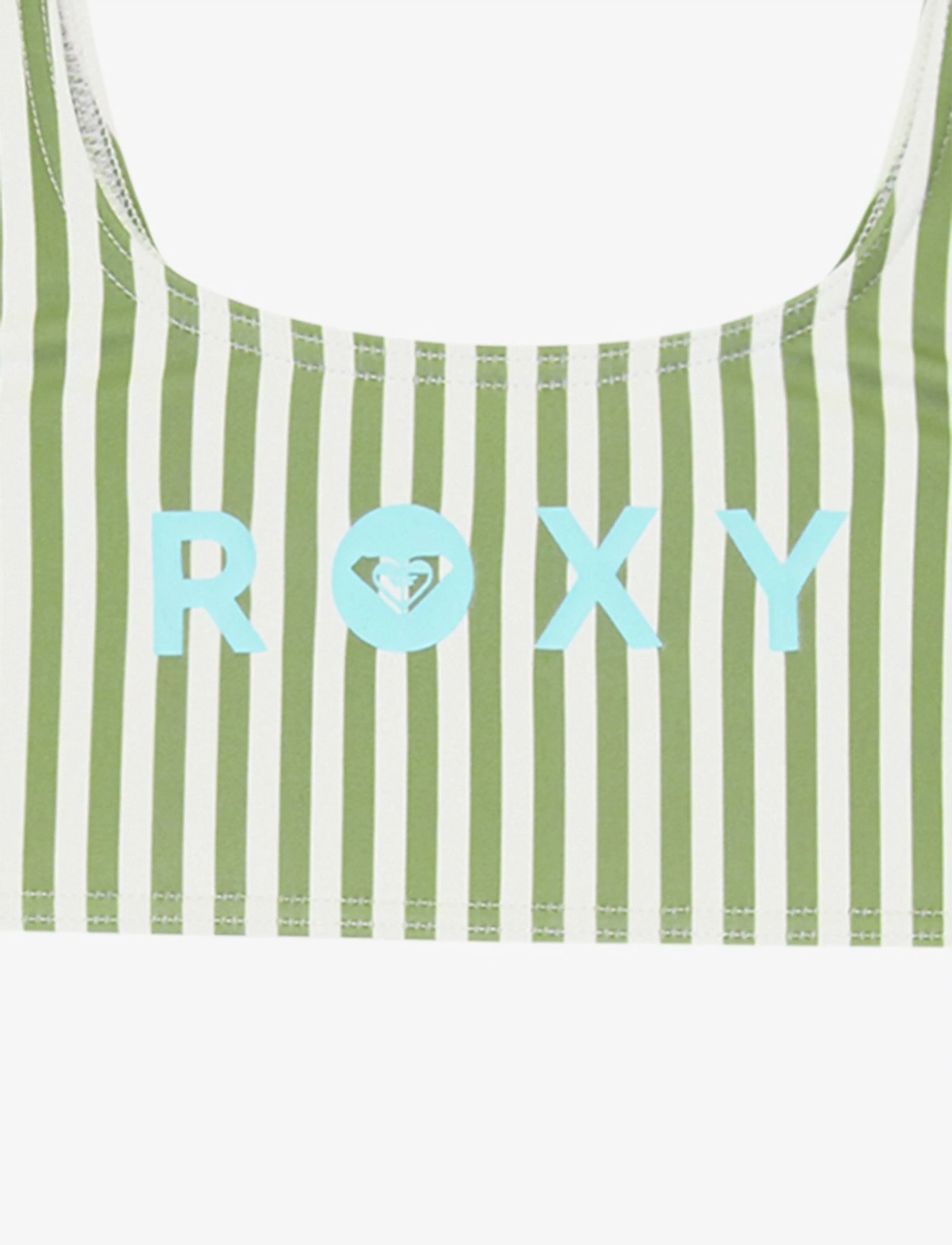 Roxy - BICO ACTIVE RG BRALETTE SET - bikinis - oil green vert moda stripe - 2
