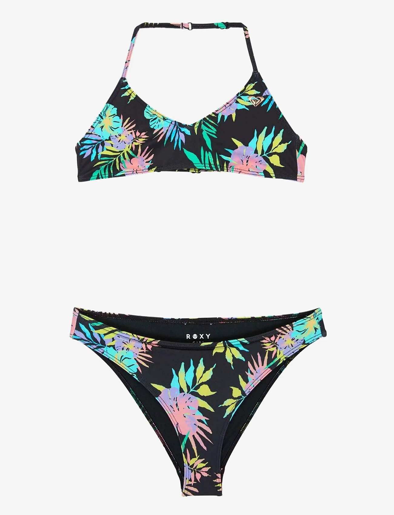 Roxy - ROXY ACTIVE RG TRI BRA SET - bikinis - anthracite aquarella active rg - 0