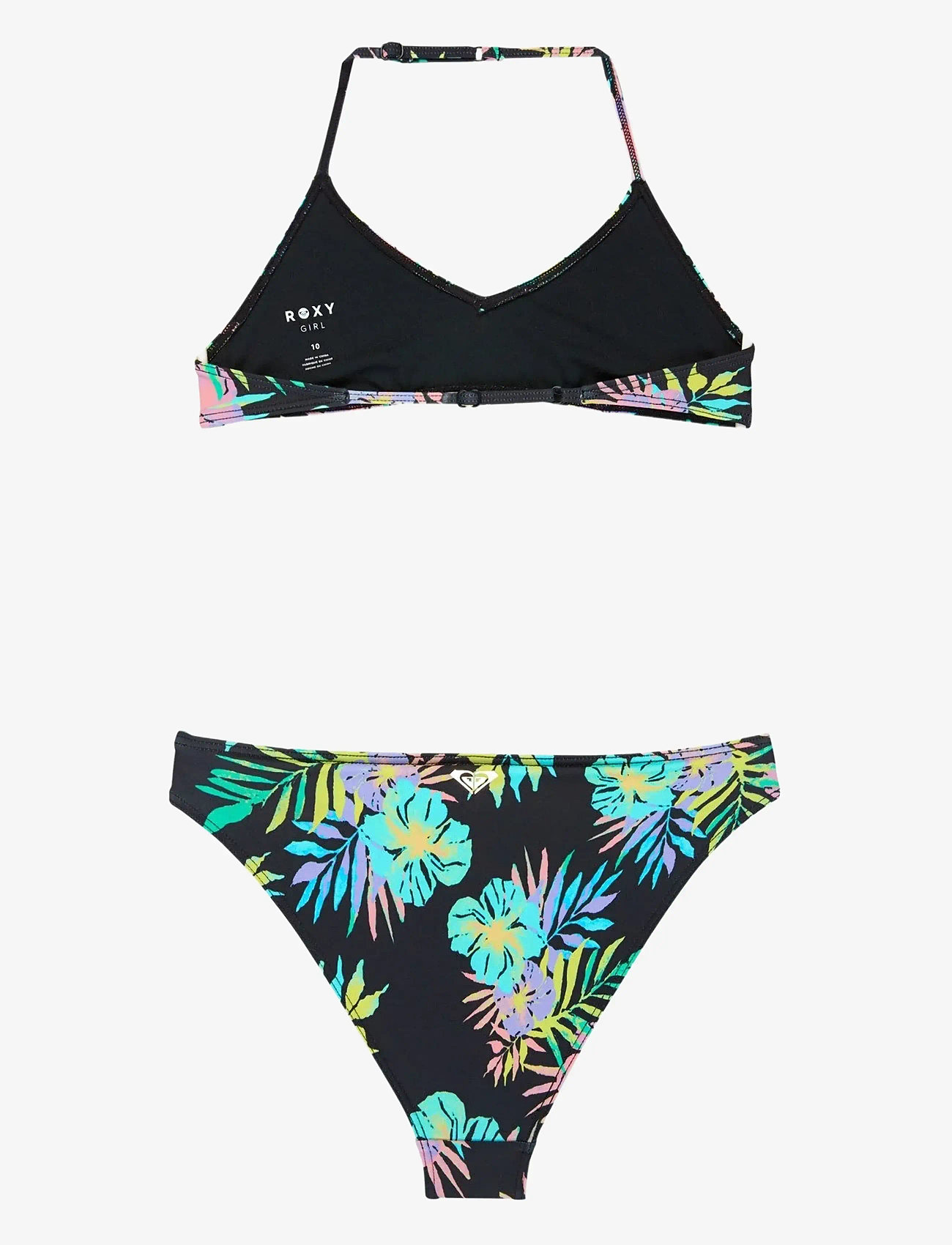 Roxy - ROXY ACTIVE RG TRI BRA SET - bikinis - anthracite aquarella active rg - 1