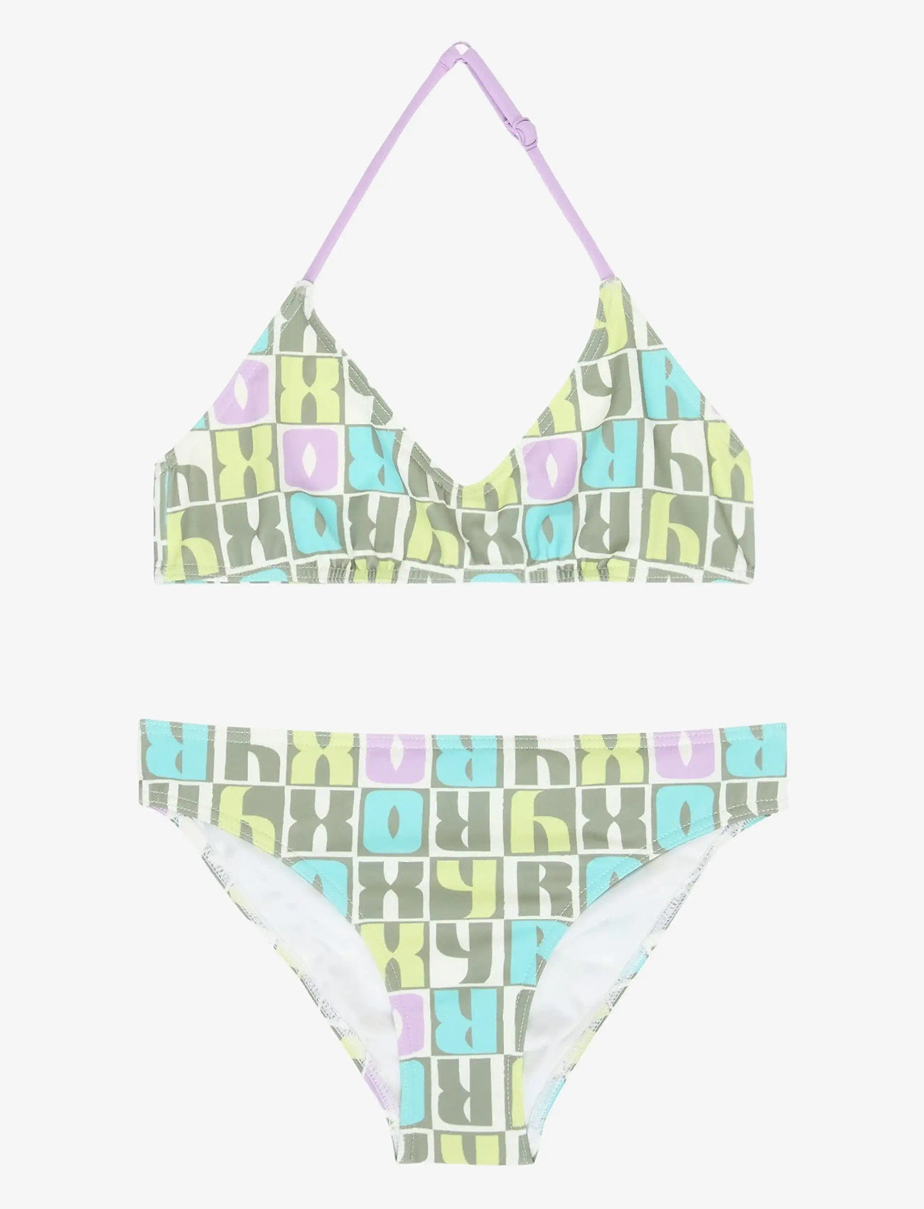 Roxy - LETTER UP TRI BRA SET - madalaimad hinnad - oil green letter up - 0