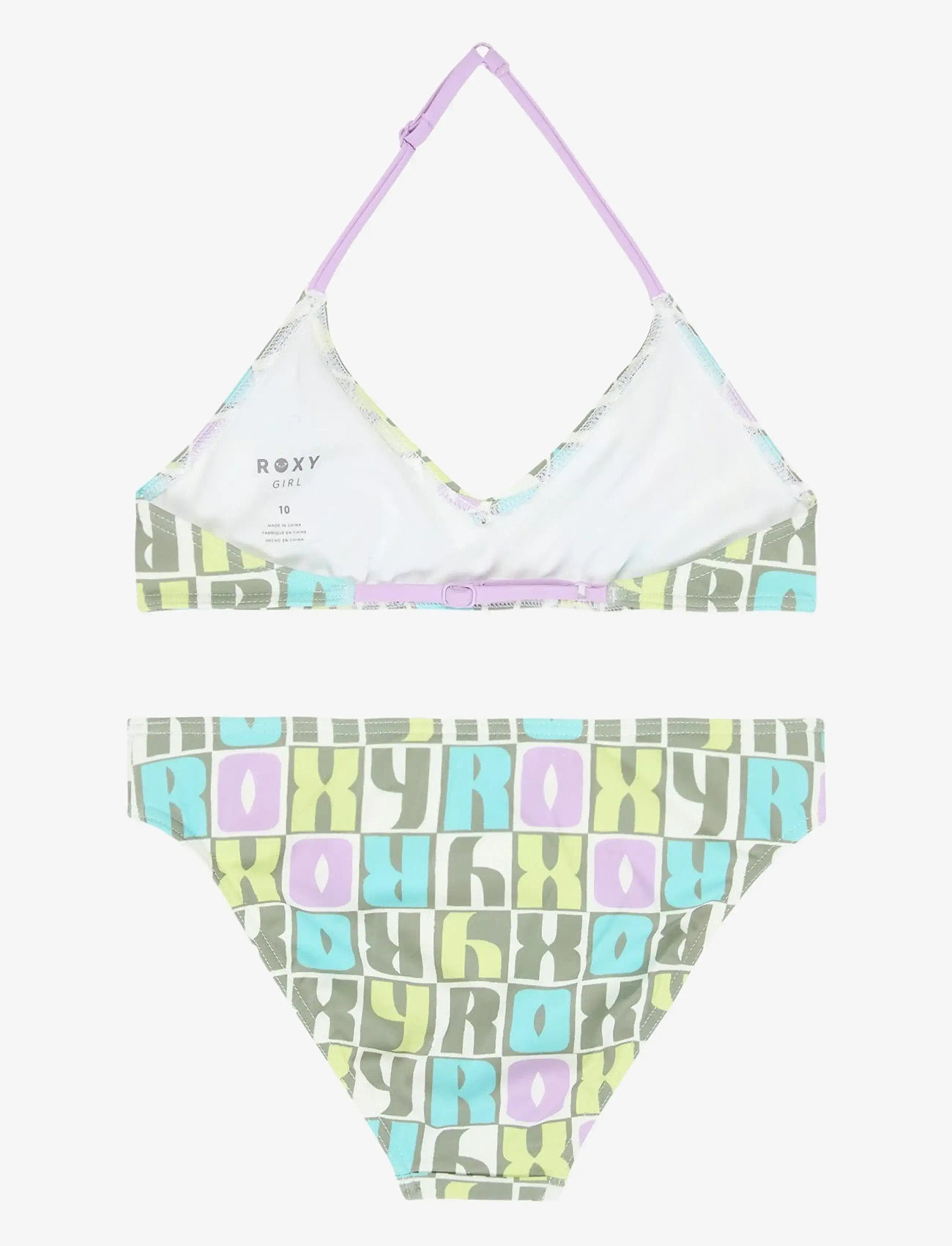 Roxy - LETTER UP TRI BRA SET - madalaimad hinnad - oil green letter up - 1