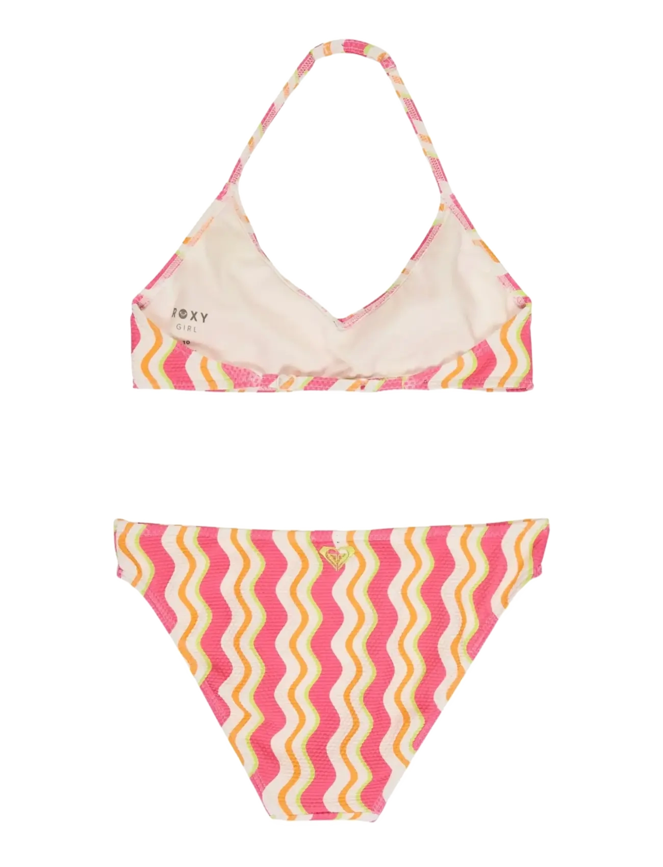 Roxy - BOLD WAVES BASIC TRI BRA SET - bikiinid - papaya bold waves - 1