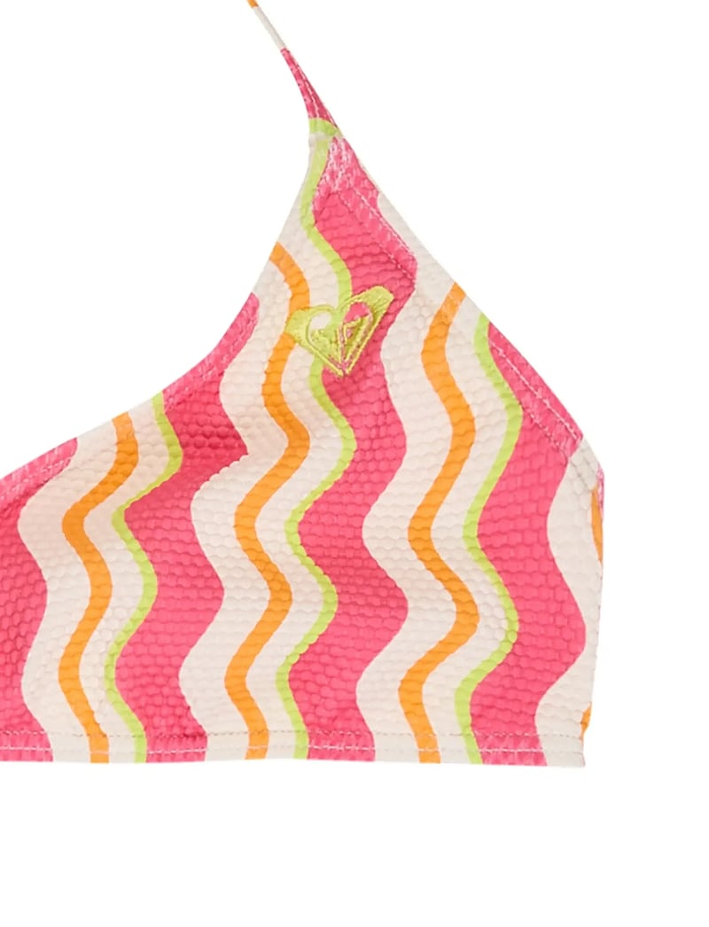 Roxy - BOLD WAVES BASIC TRI BRA SET - bikinis - papaya bold waves - 2