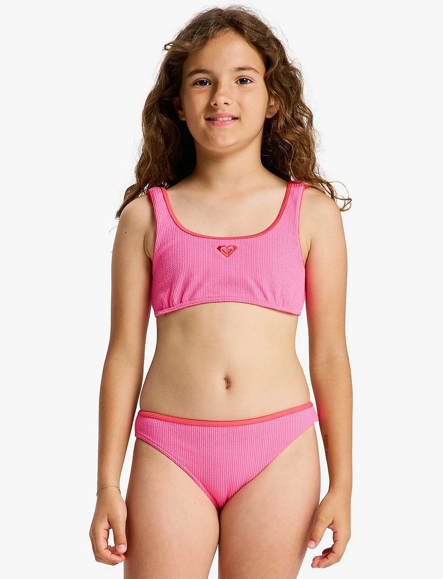 Roxy - ARUBA BRALETTE SET - maillots 2 pièces - sangria sunset - 0