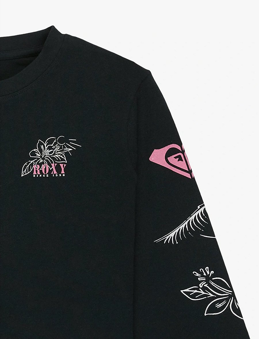 Roxy - ORCHIDREGULAR GO LS - pikkade varrukatega t-särgid - anthracite - 2