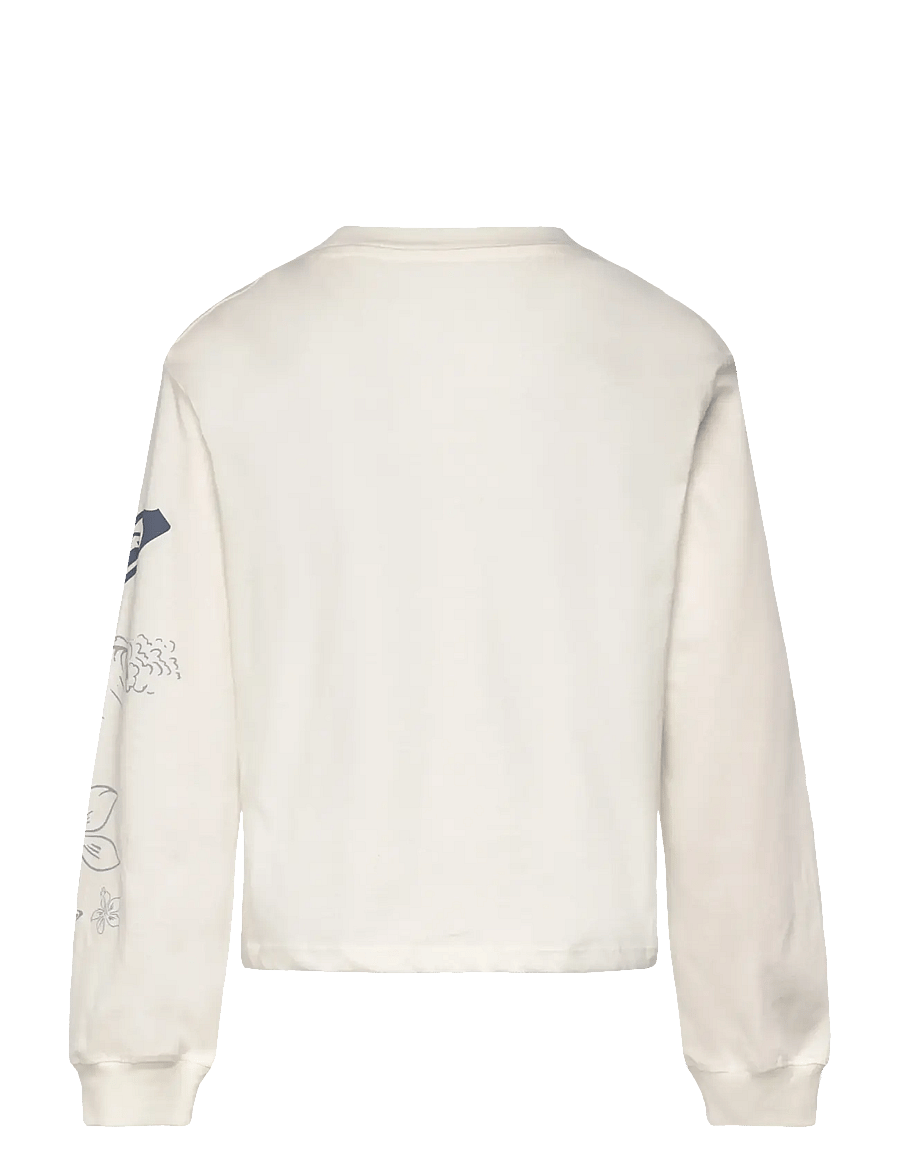 Roxy - ORCHIDREGULAR GO LS - långärmade t-shirts - egret - 1