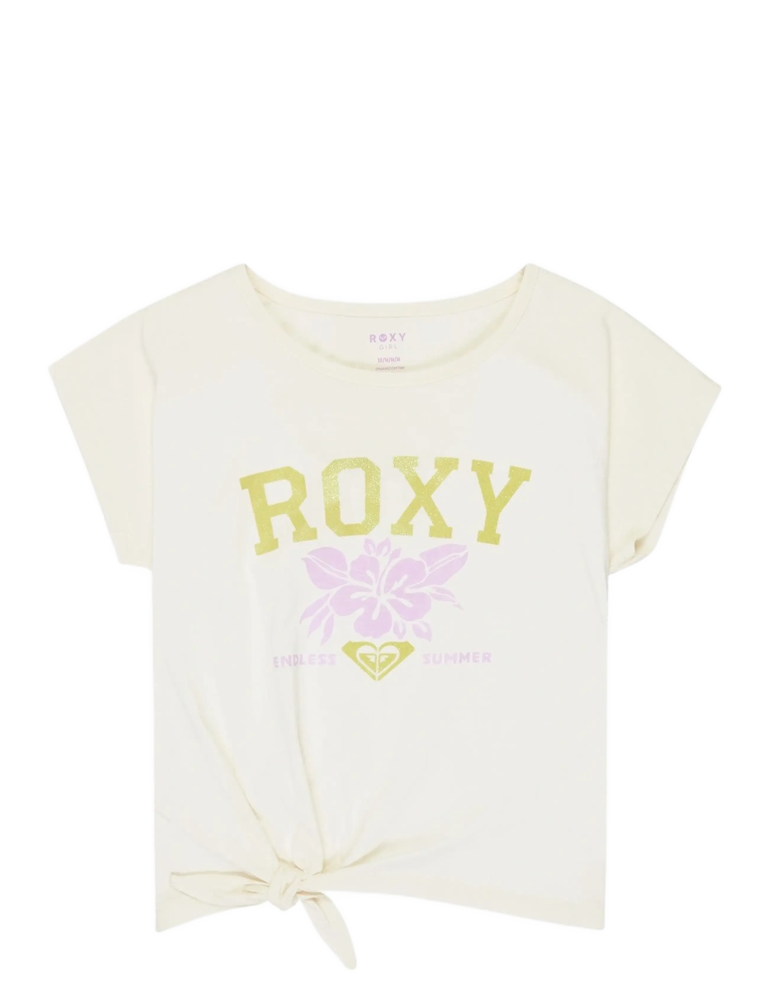 Roxy Pura Playa, 132, Cream, T-Shirts > Kortærmede, Børn
