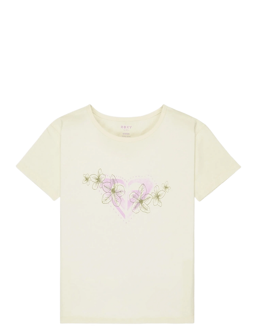 Roxy - LILYREGULAR NIGHT - kortærmede t-shirts - coconut milk - 1