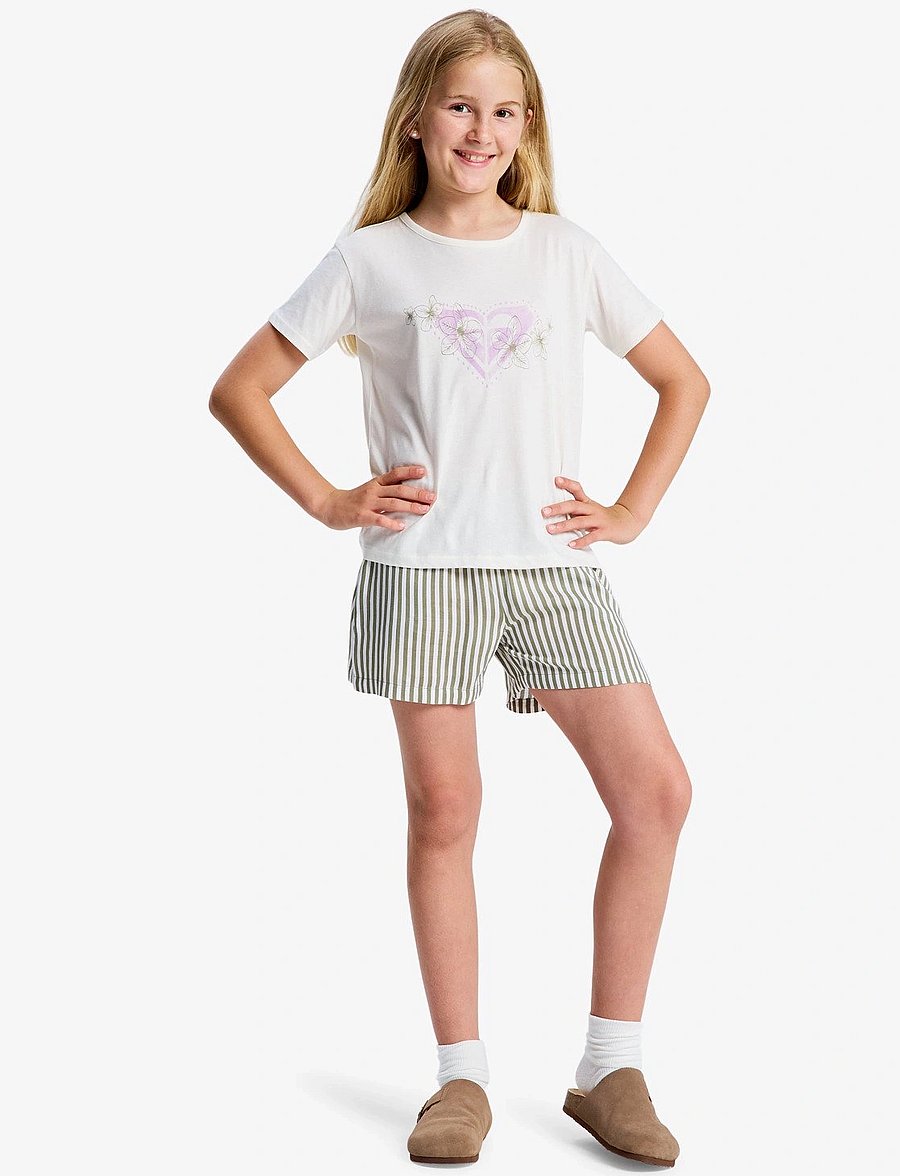Roxy - LILYREGULAR NIGHT - lühikeste varrukatega t-särgid - coconut milk - 4