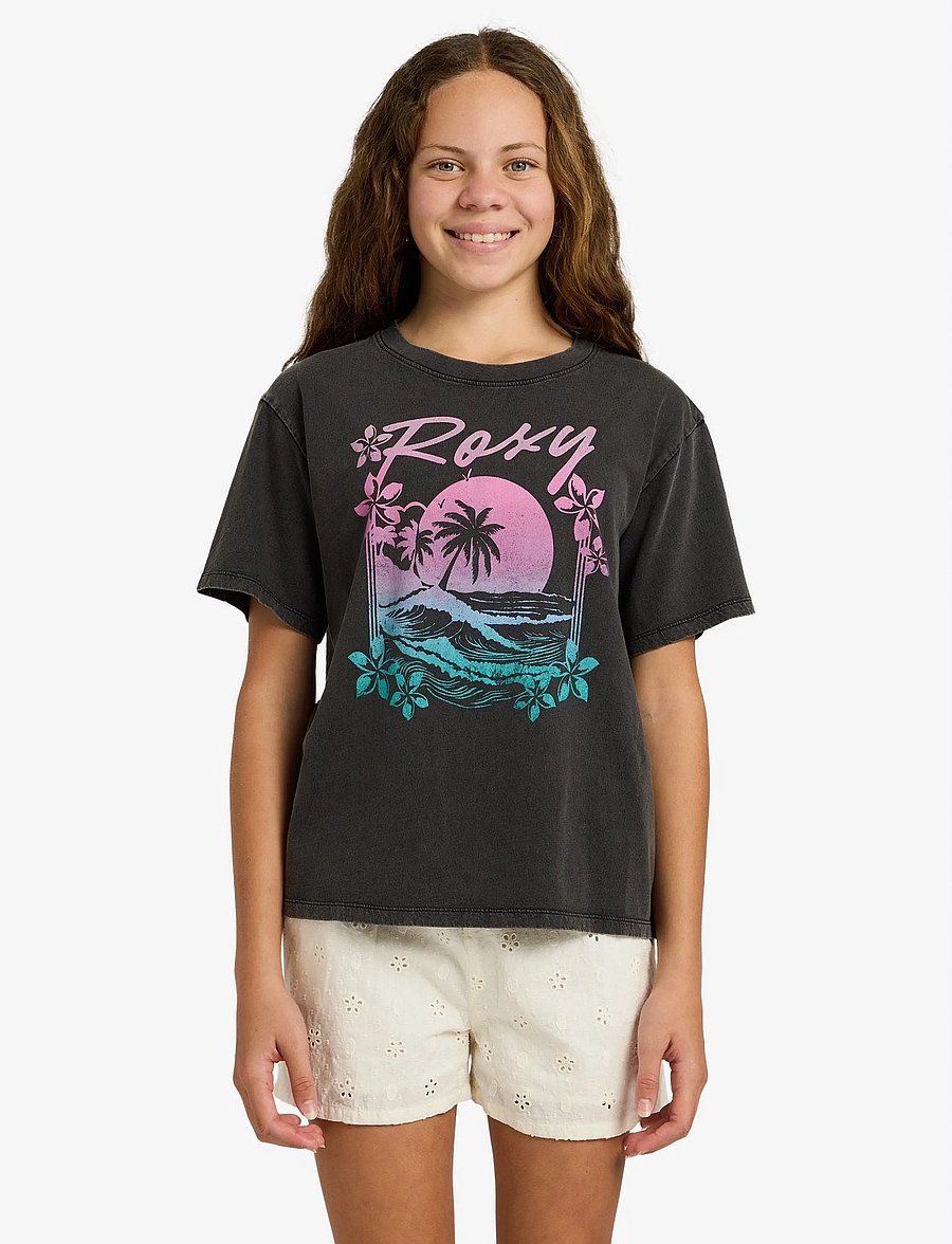 Roxy - EVEOVERSIZE WASHED - sportoberteile - anthracite - 0