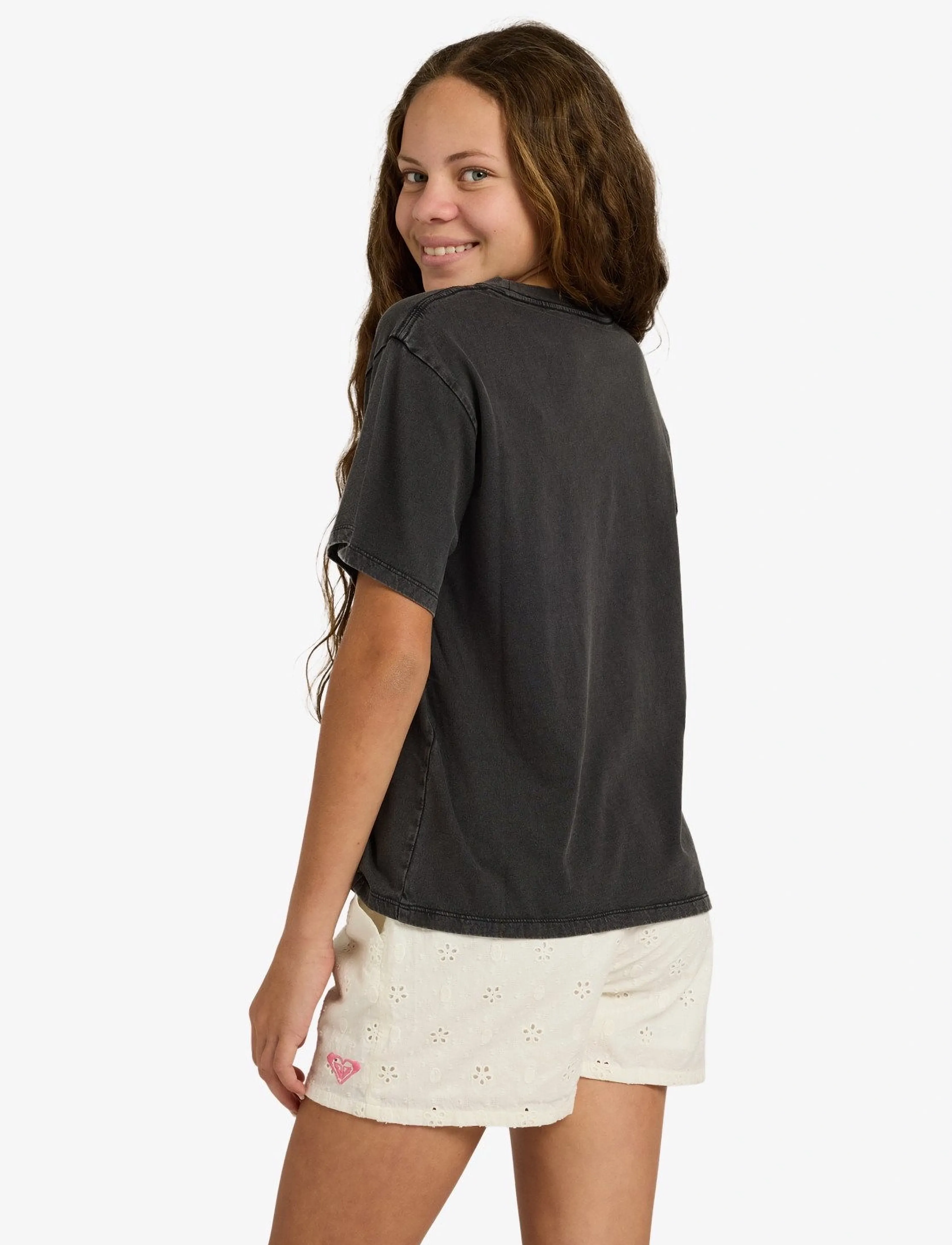 Roxy - EVEOVERSIZE WASHED - sportoberteile - anthracite - 3