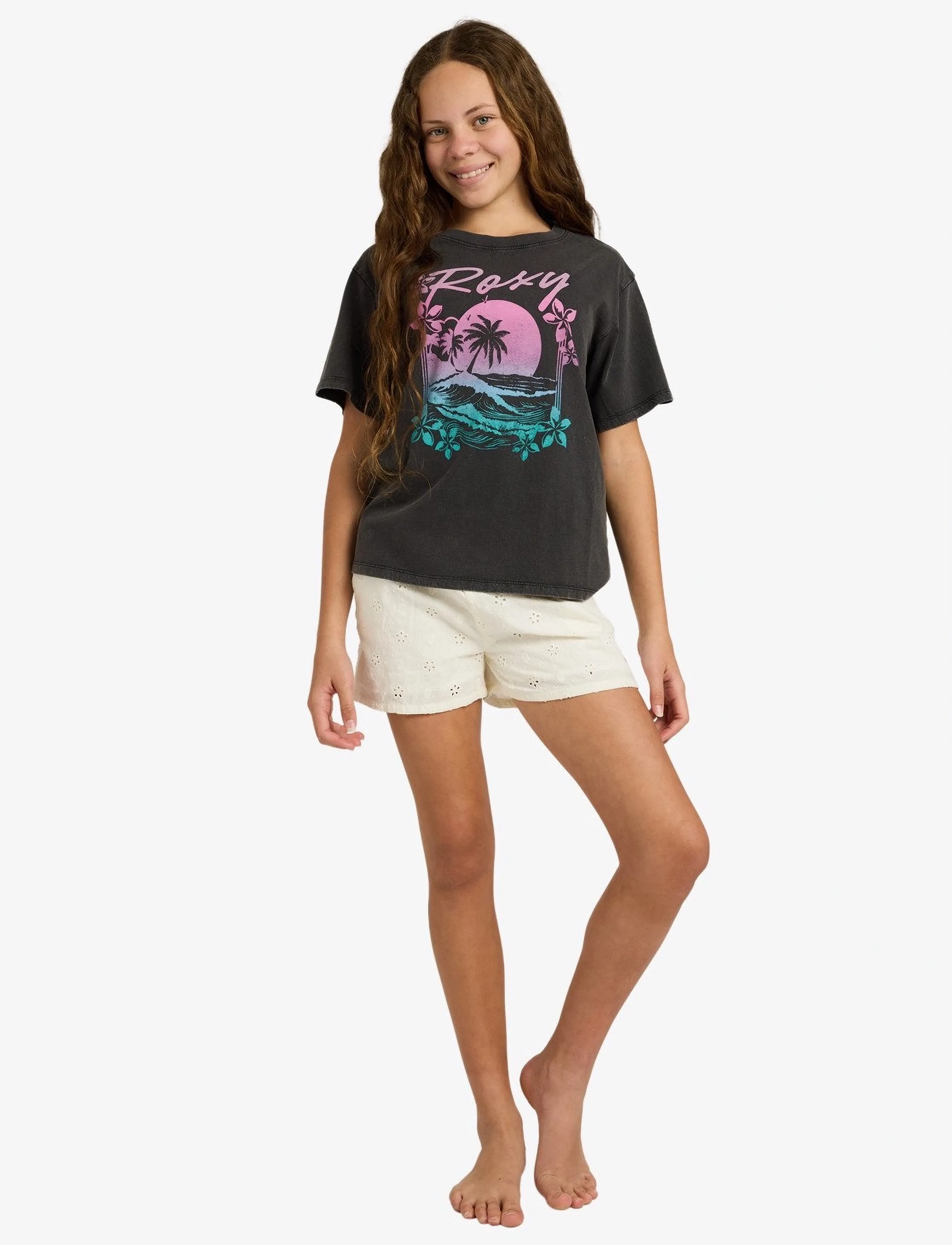 Roxy - EVEOVERSIZE WASHED - sportoberteile - anthracite - 4