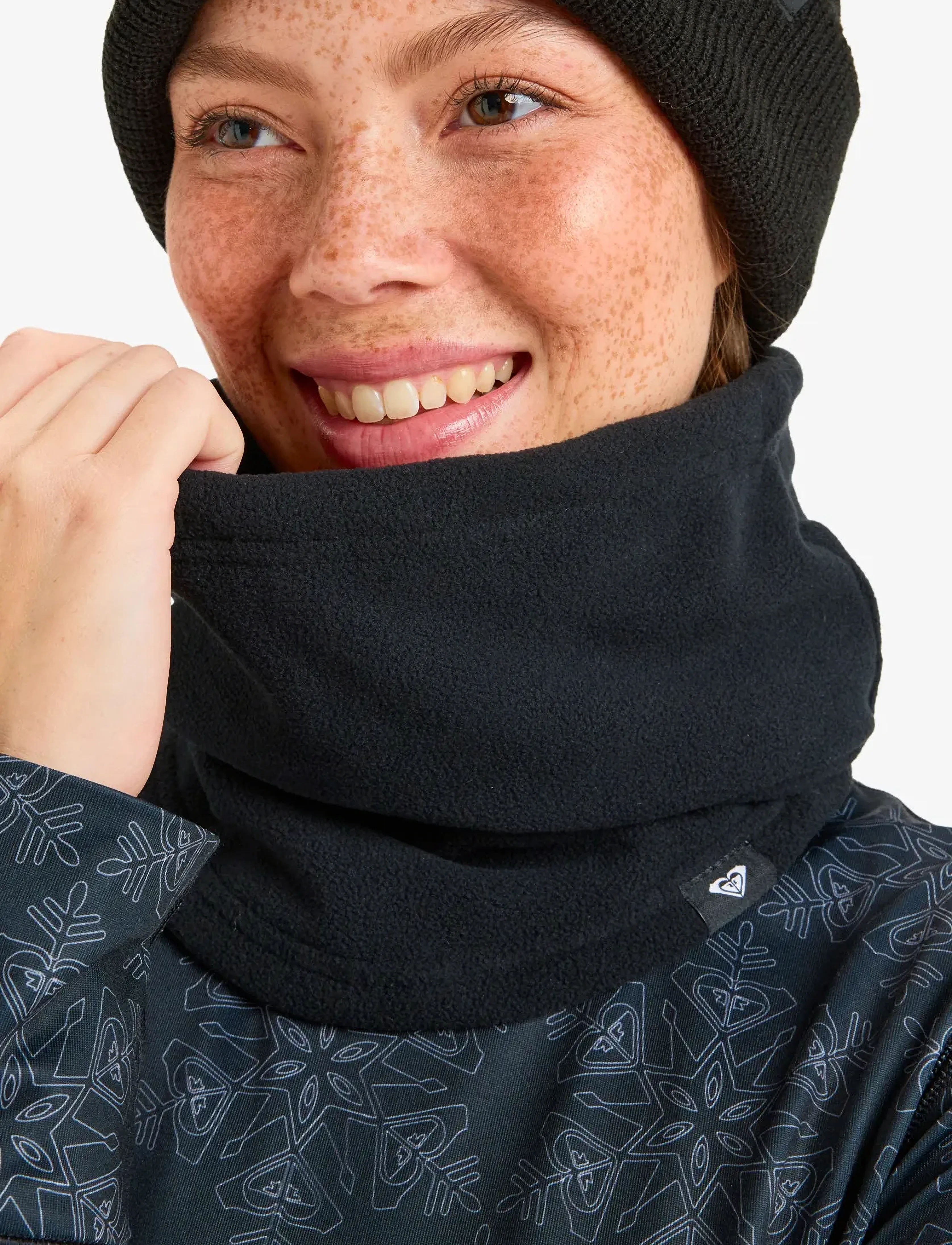 Roxy Sayna Collar, One Size, Sport Accessories, Schwarz - Scarves & Neckwarmer, Frauen
