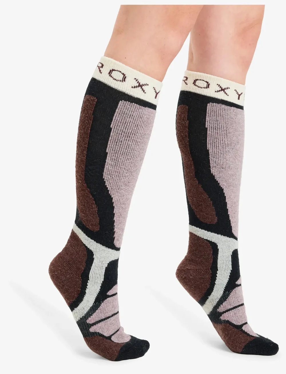Roxy - ROXY HIGH PEAK SOCKS - riided - true black - 0