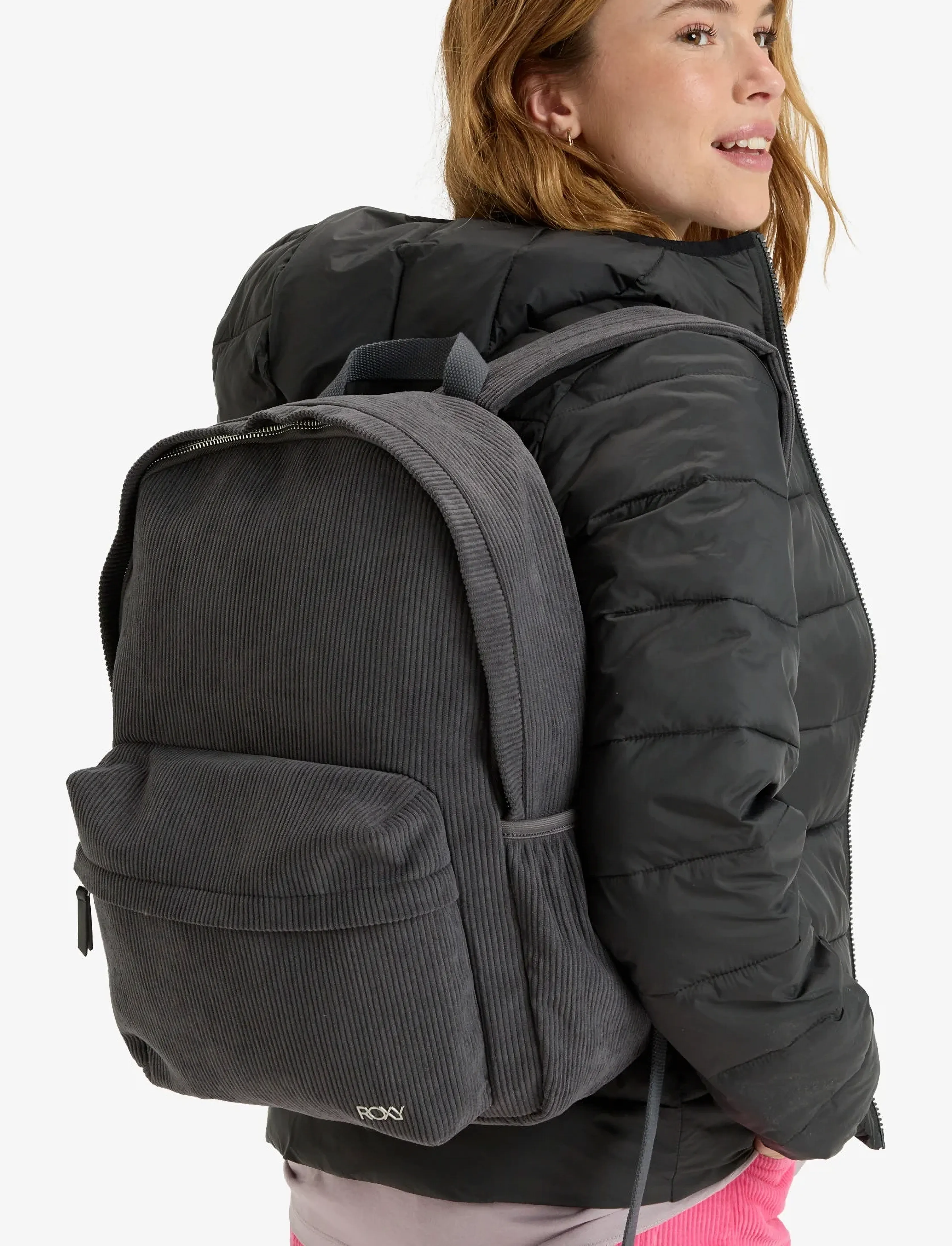 Roxy Feeling Vibes Backpack, One Size, Bags, Grau - Backpacks, Frauen