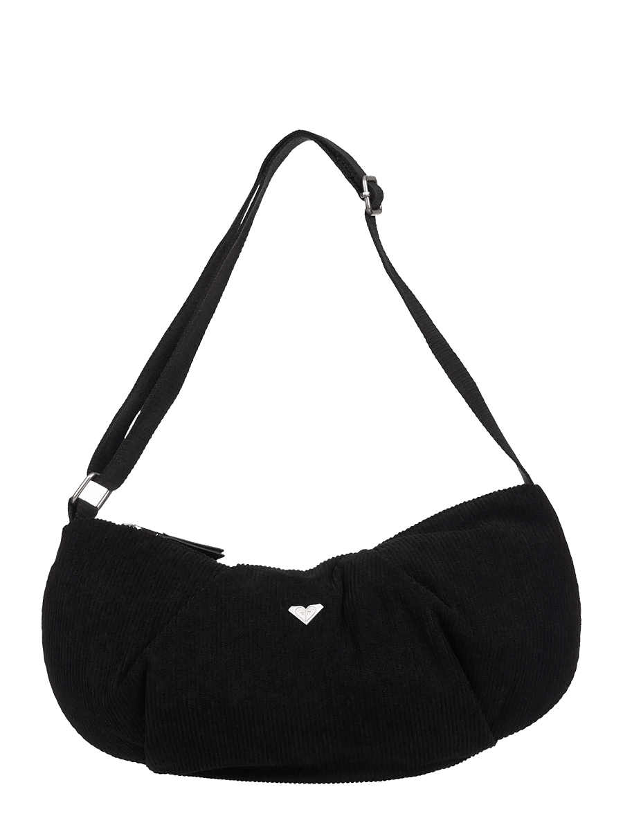 Roxy - NEON MOON CORD CROSSBODY - Üleõla- ja kõhukotid - anthracite - 0
