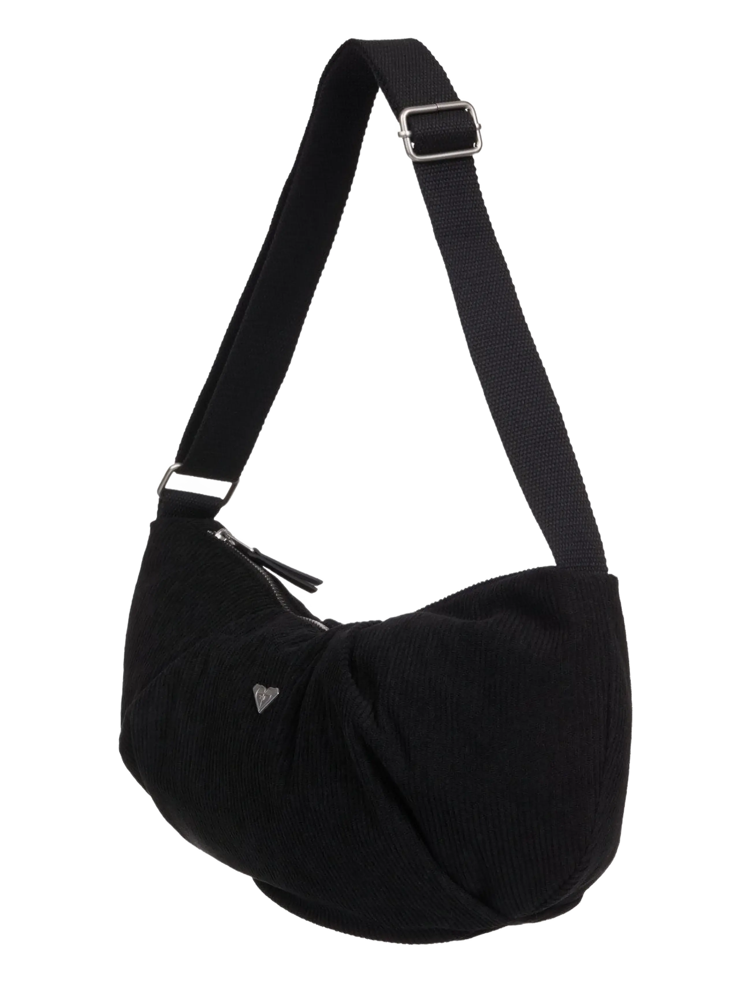 Roxy - NEON MOON CORD CROSSBODY - Üleõla- ja kõhukotid - anthracite - 2