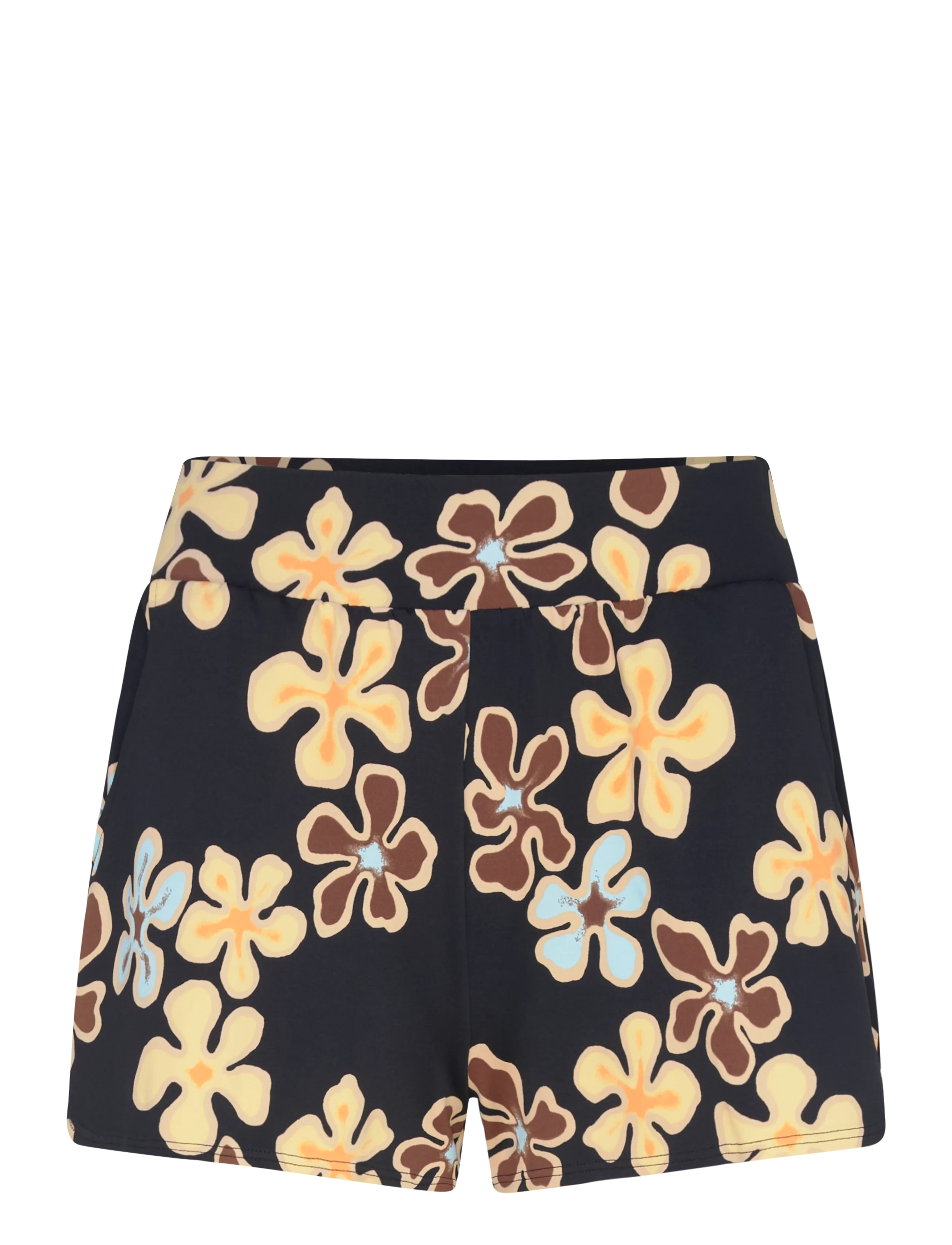 Roxy SAND LOVER HIGH WAIST BS - Sportiniai šortai - ANTHRACITE NOSTALGIC FEELS / black