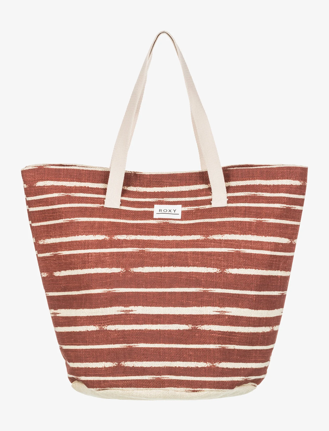 Roxy - ORANGE SLICE - tote bags - cedar wood happy stripe - 0