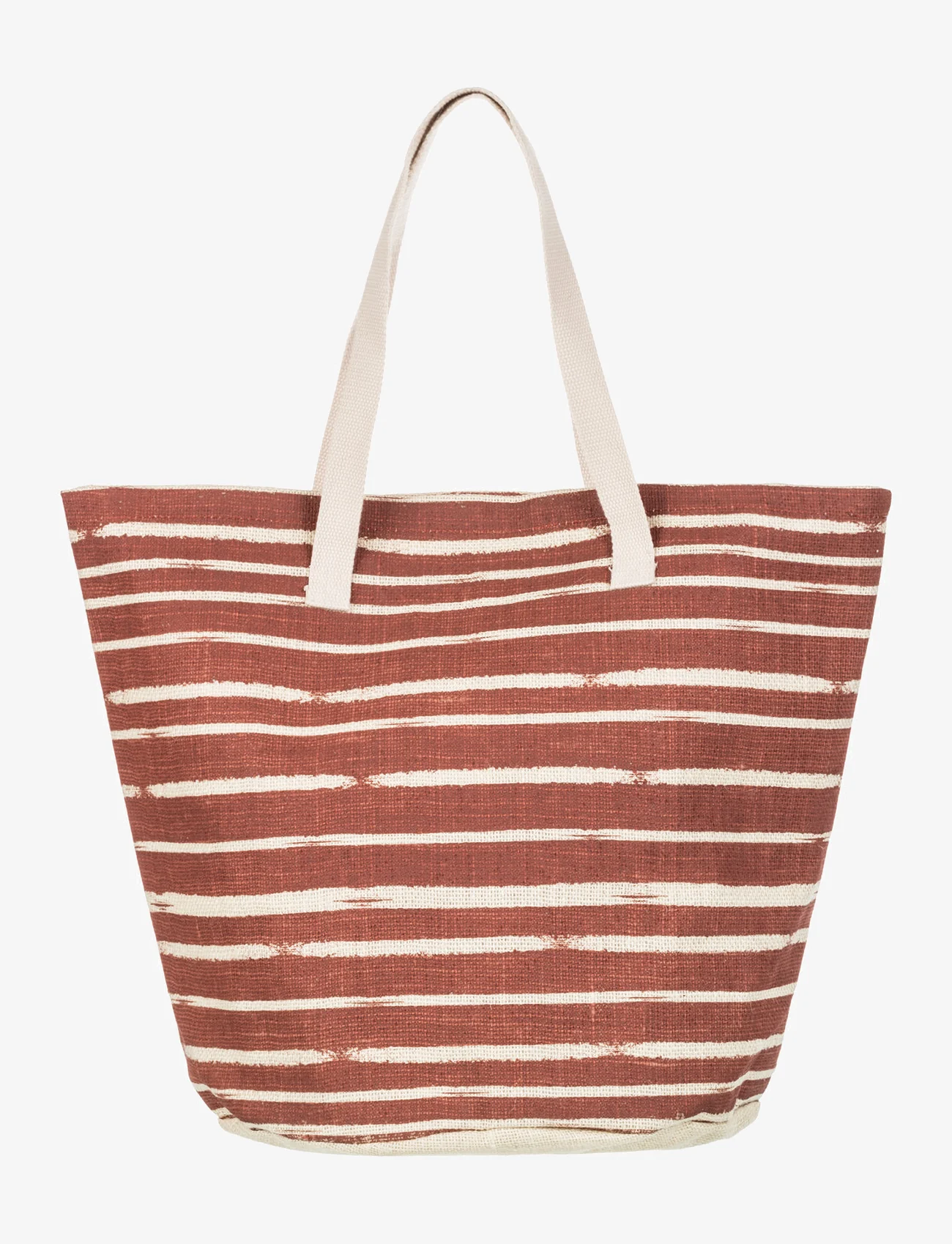 Roxy - ORANGE SLICE - tote bags - cedar wood happy stripe - 1