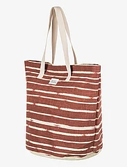 Roxy - ORANGE SLICE - tote bags - cedar wood happy stripe - 3