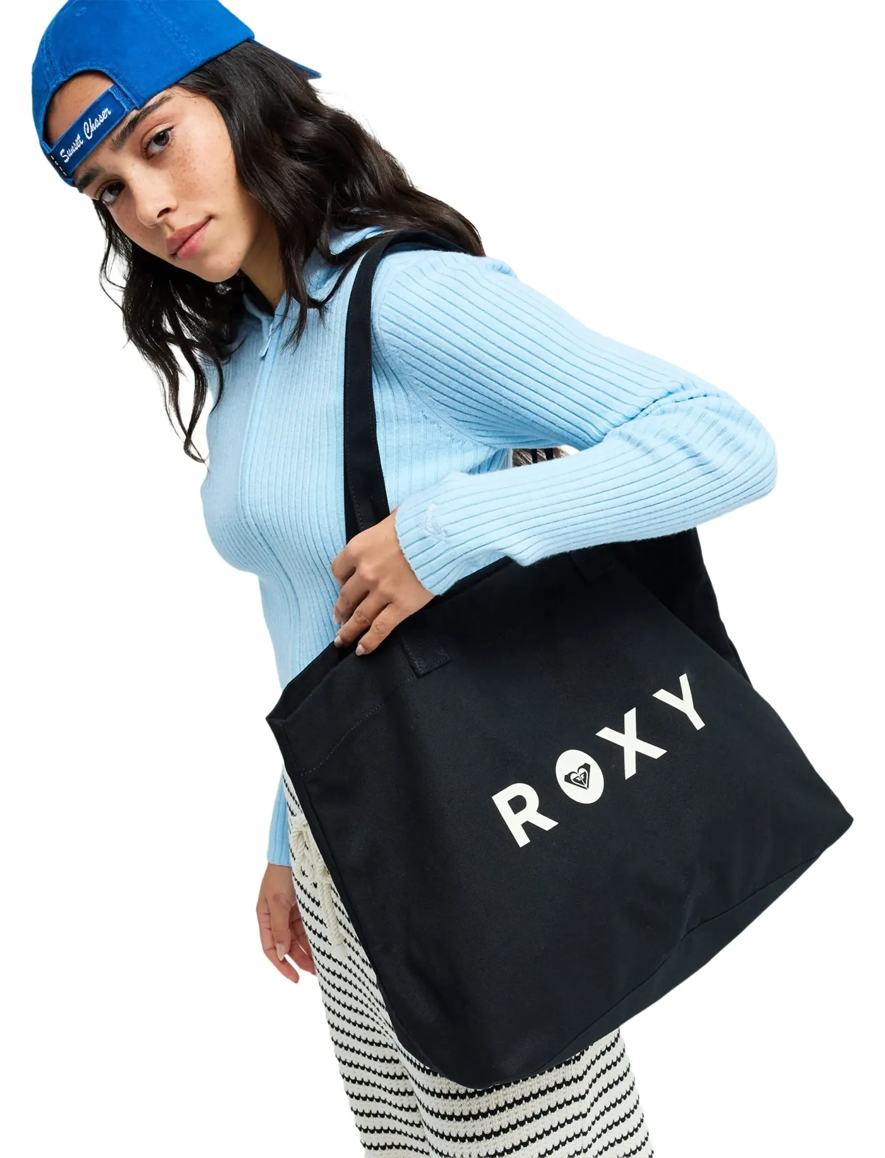 Roxy Go For It, Kvinder, Indkøbstaske, Sort, Str: ONE SIZE