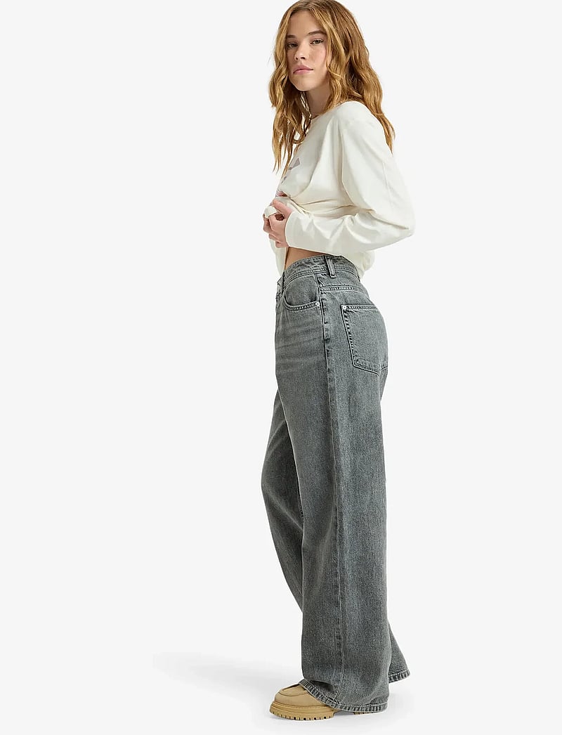 Roxy - MILLA WIDE LEG REGULAR MID GR - vida jeans - mid grey - 5