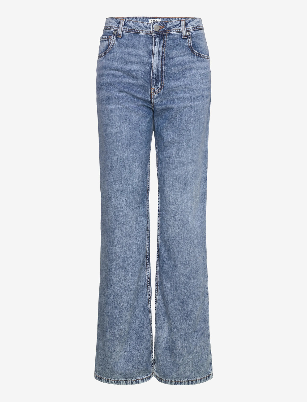 Roxy - MILLA WIDE LEG REGULAR BEAU BL - hosen mit weitem bein - beau blue - 1