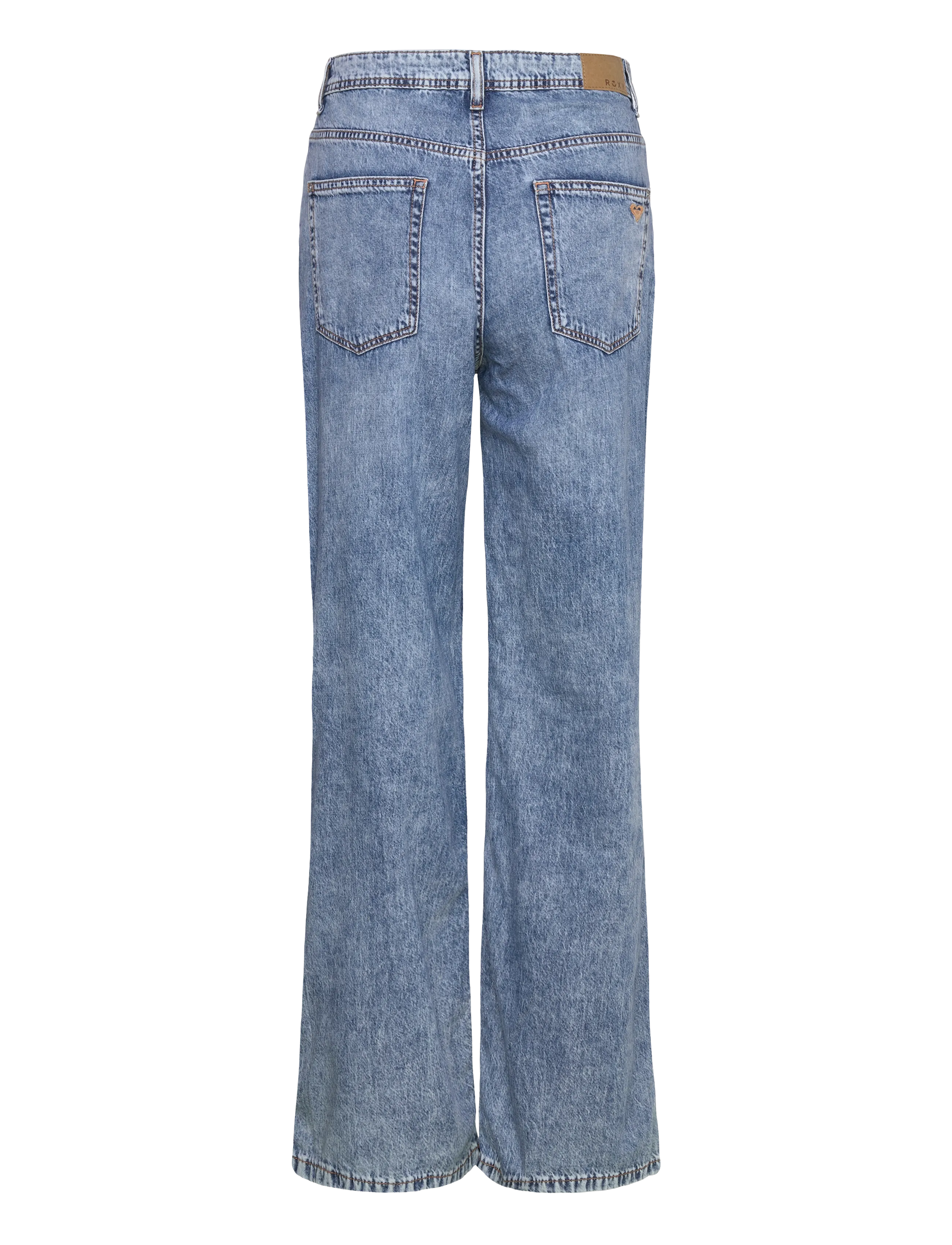 Roxy - MILLA WIDE LEG REGULAR BEAU BL - brede jeans - beau blue - 2