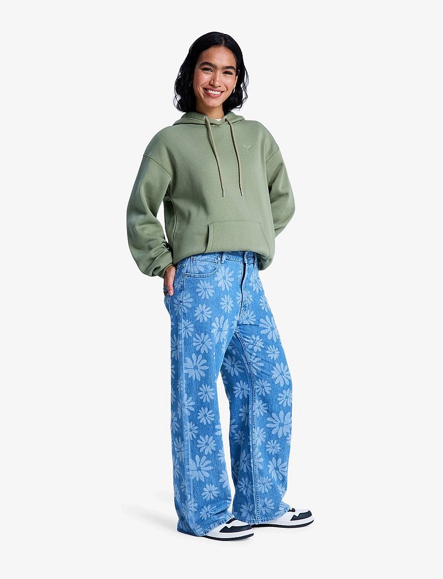 Roxy - BOOGIE NIGHT MID SURF WASH - spodnie na co dzień - surf wash - 5
