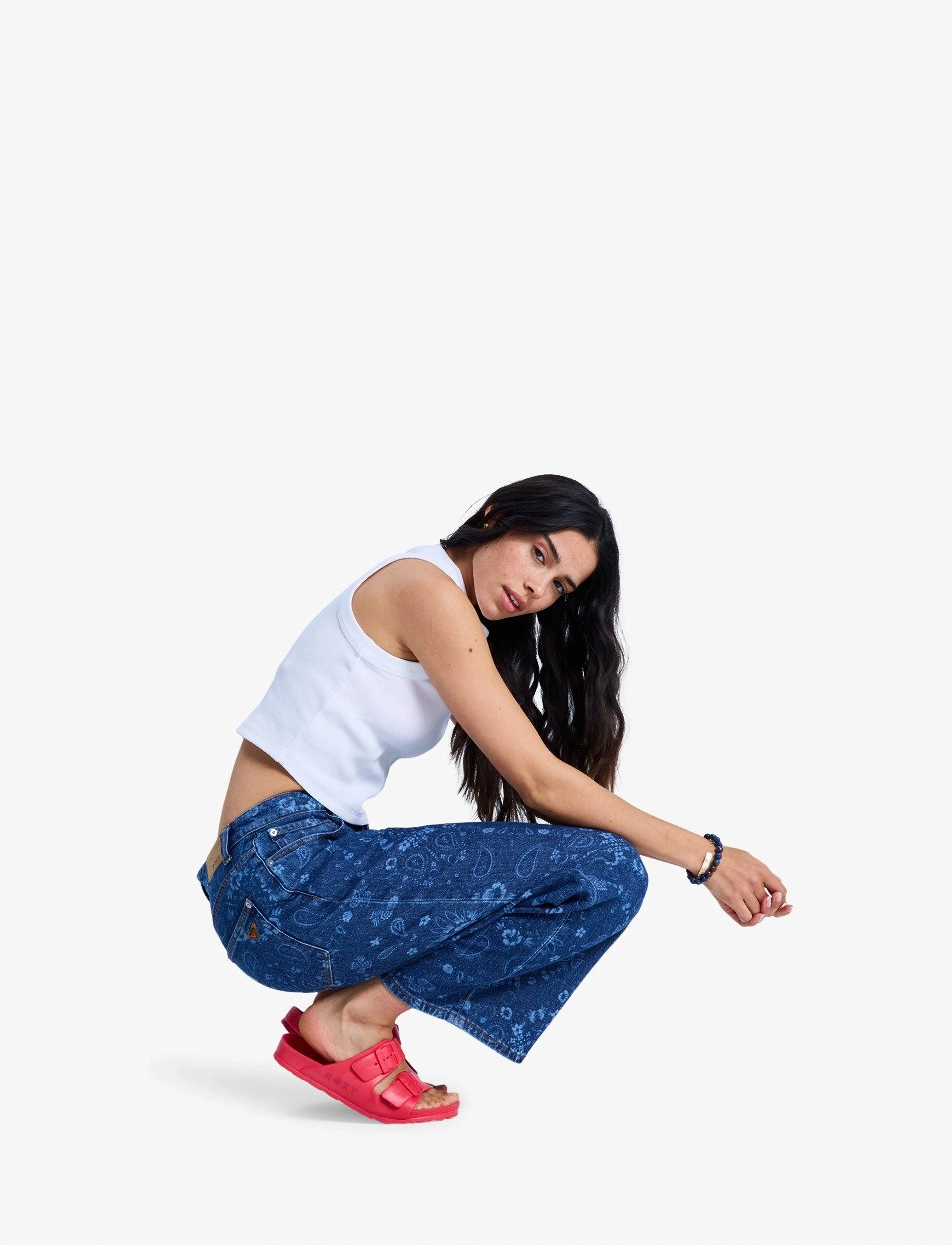 ROXY Boogie Night Mid Ocean jeans dam – bild 5