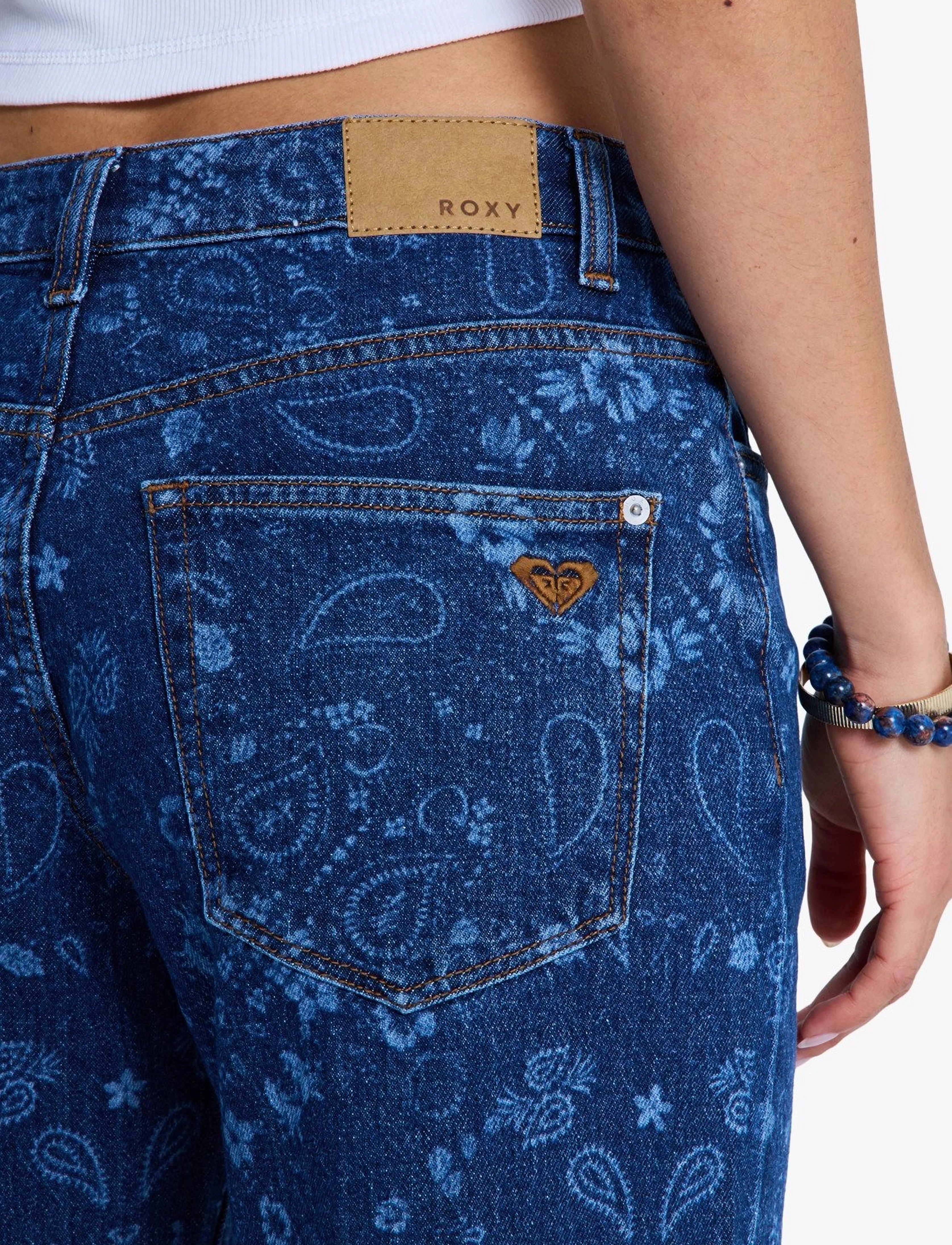 ROXY Boogie Night Mid Ocean jeans dam – bild 7