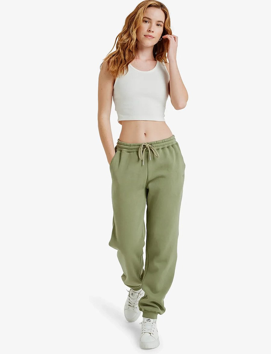 Roxy - SURF STOKED PANT BRUSHED - trainingshosen - oil green - 0