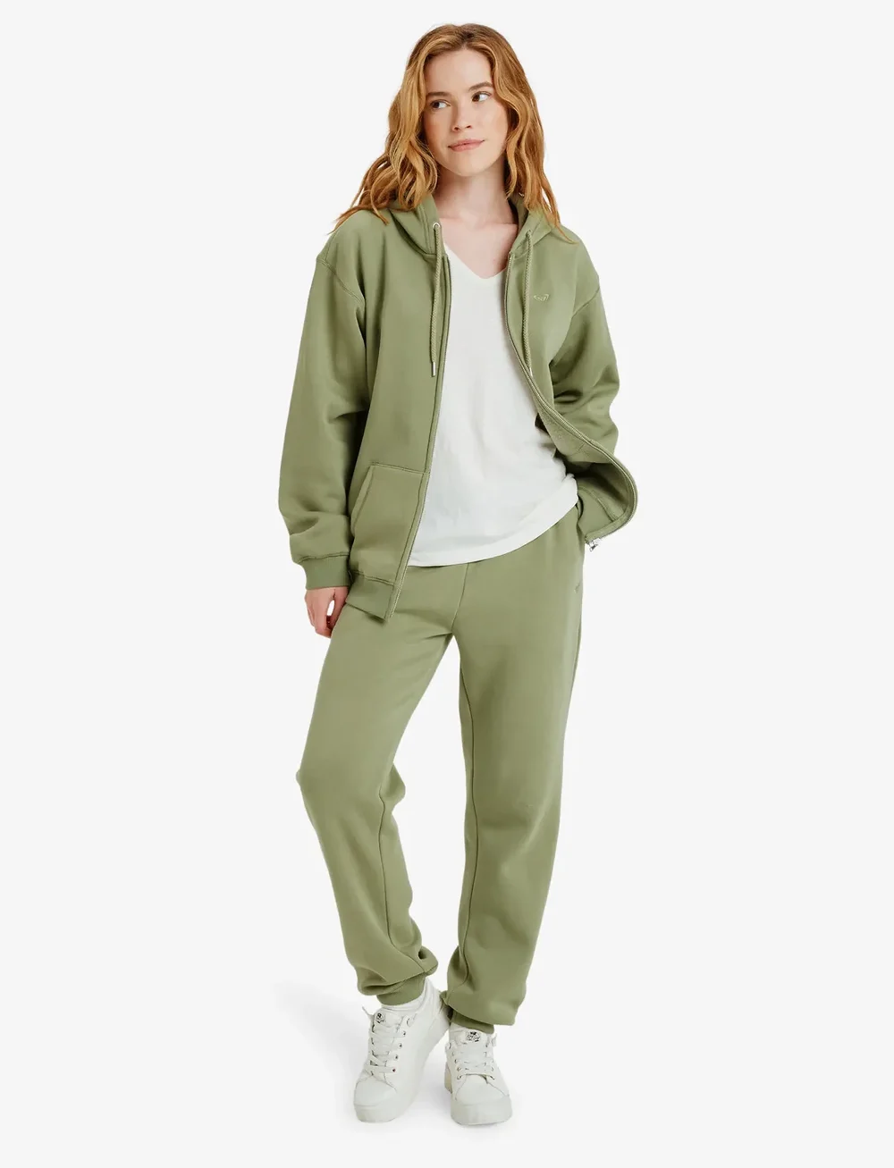 Roxy - SURF STOKED PANT BRUSHED - joggingbukser - oil green - 4