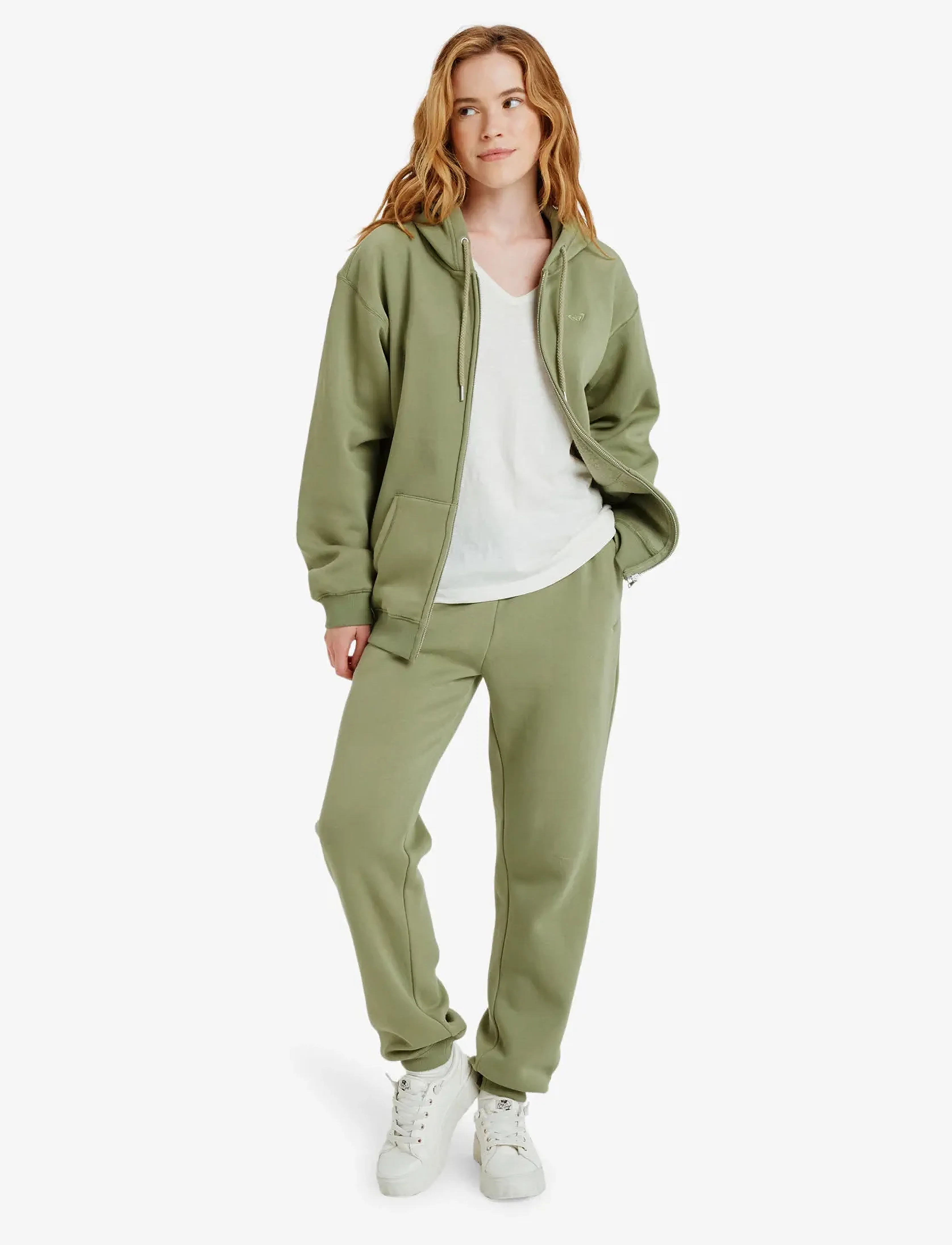 Roxy - SURF STOKED PANT BRUSHED - training pants - oil green - 4
