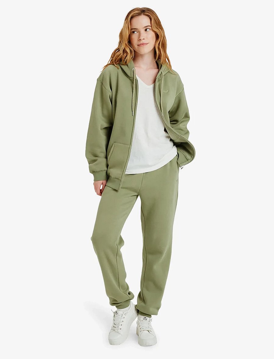 Roxy - SURF STOKED PANT BRUSHED - trainingshosen - oil green - 4