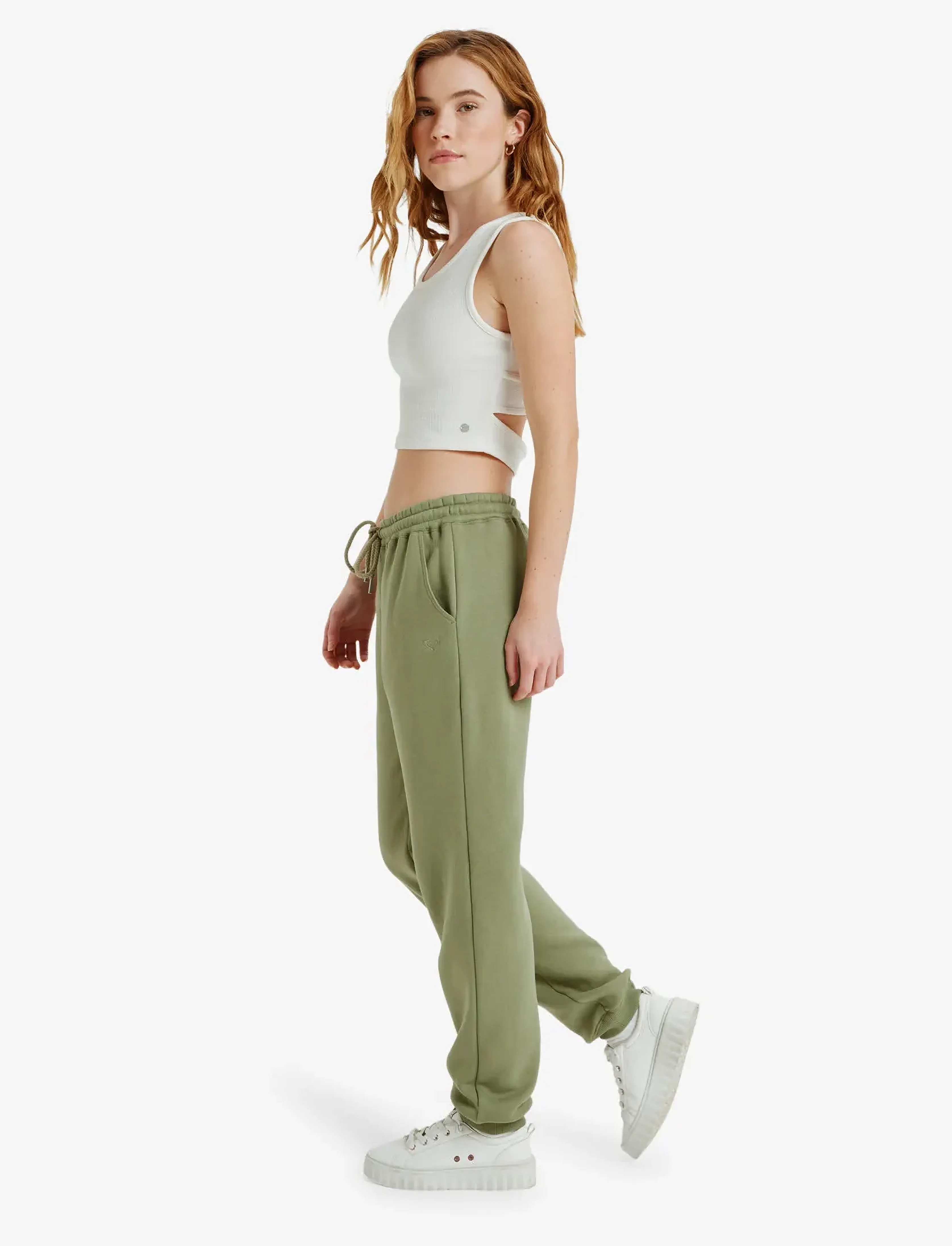 Roxy - SURF STOKED PANT BRUSHED - höstfynd - oil green - 5