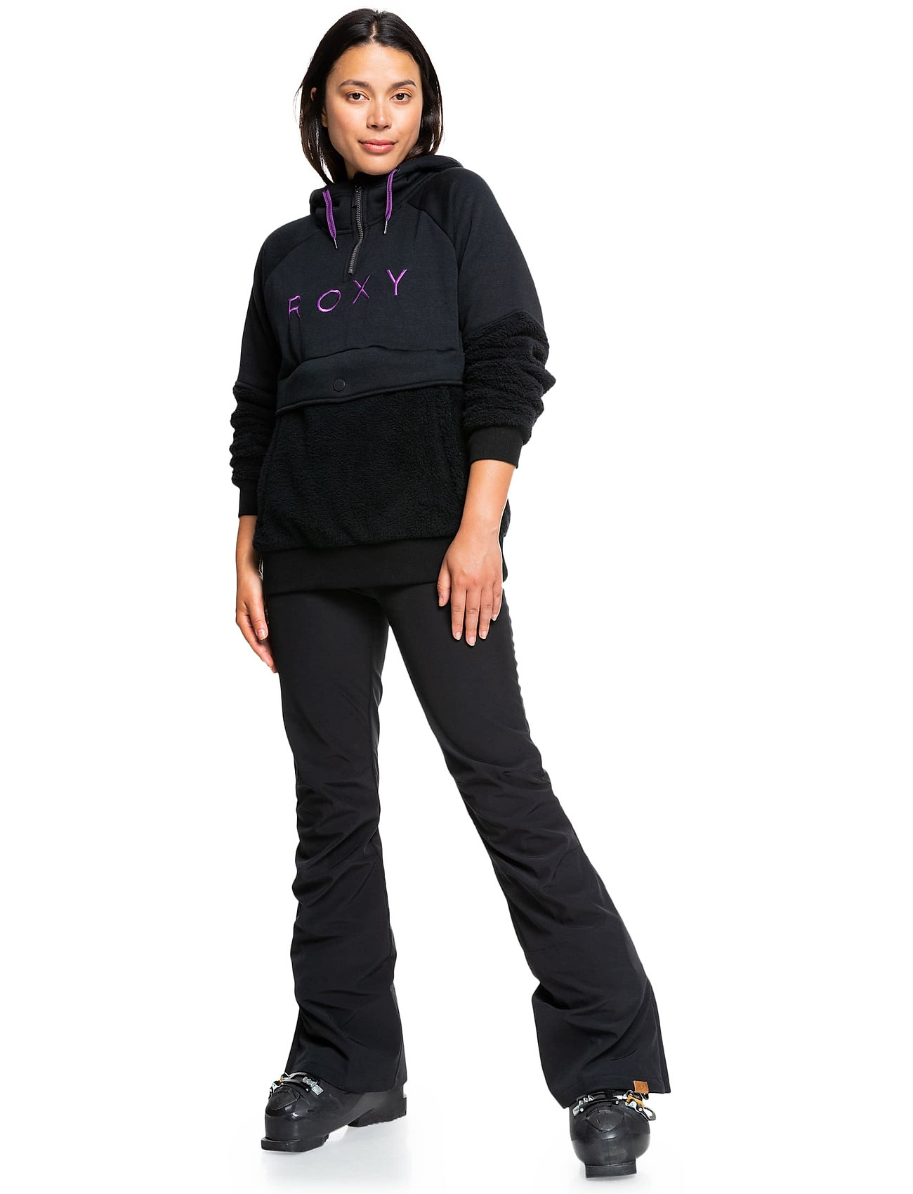 Roxy - PORTER HOODIE - true black - 3
