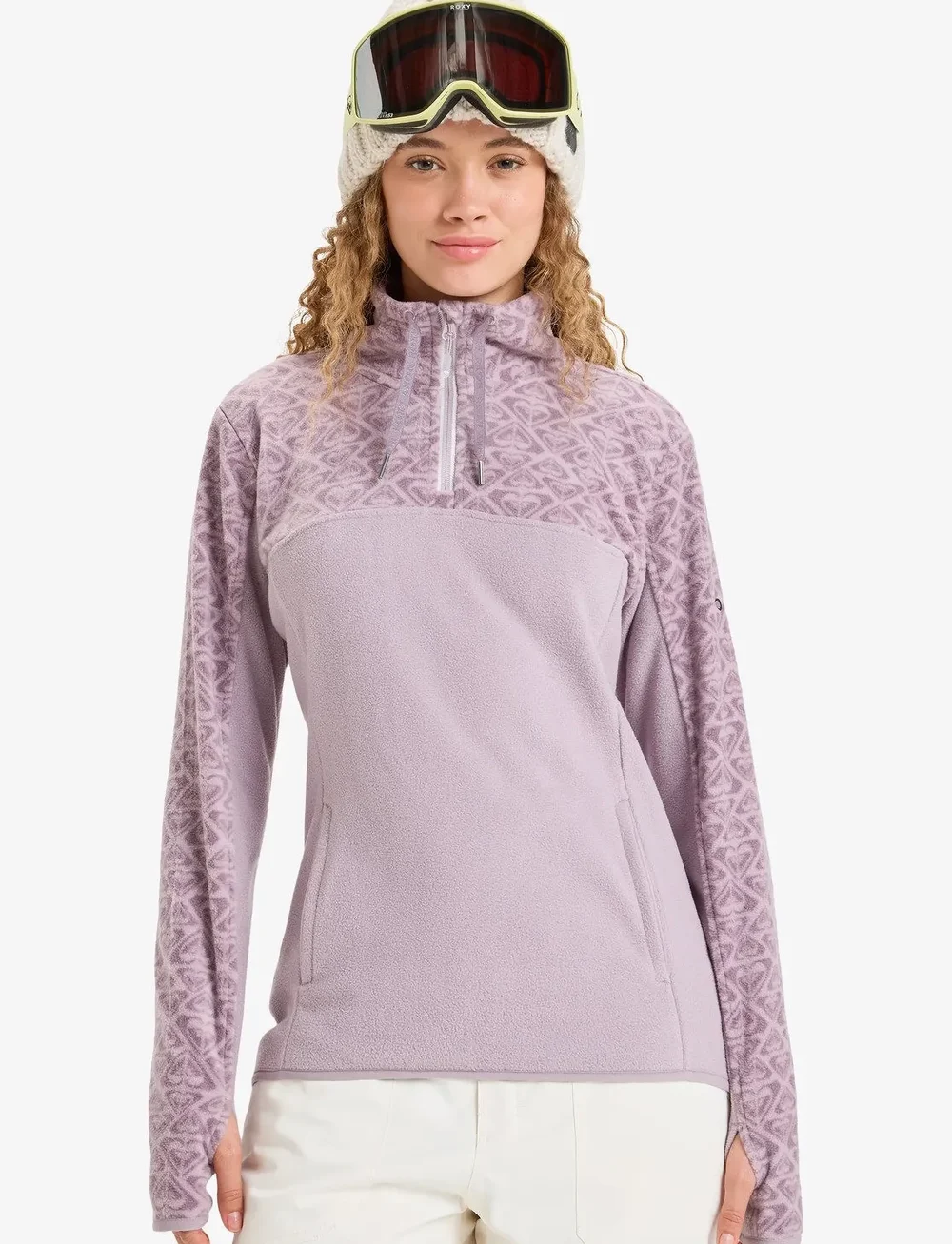 Roxy - SAYNA HALF ZIP - polary i odzież ocieplająca - nirvana roxygram tonal - 0