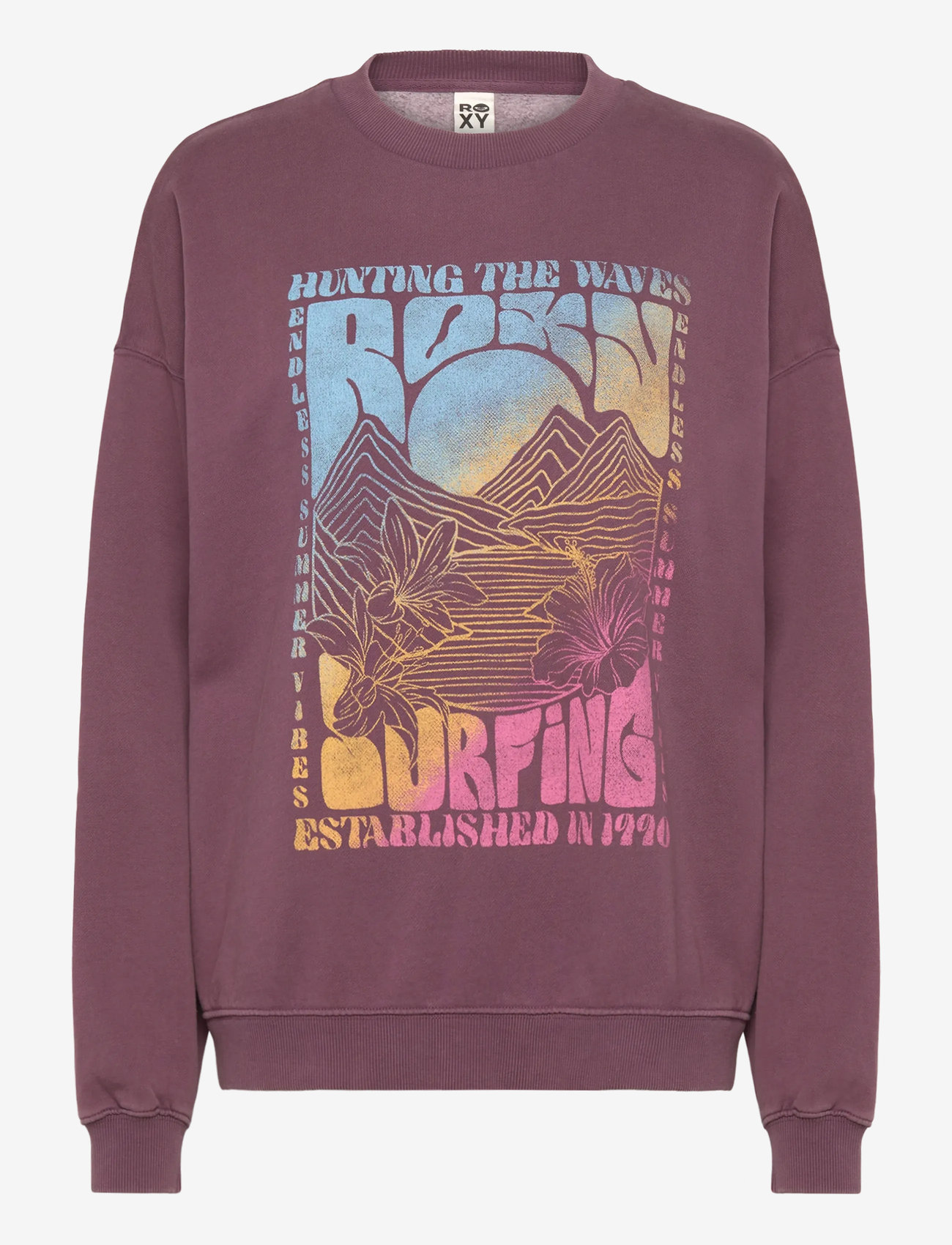 Roxy - LINEUP OVERSIZED CREW - women - huckleberry - 0