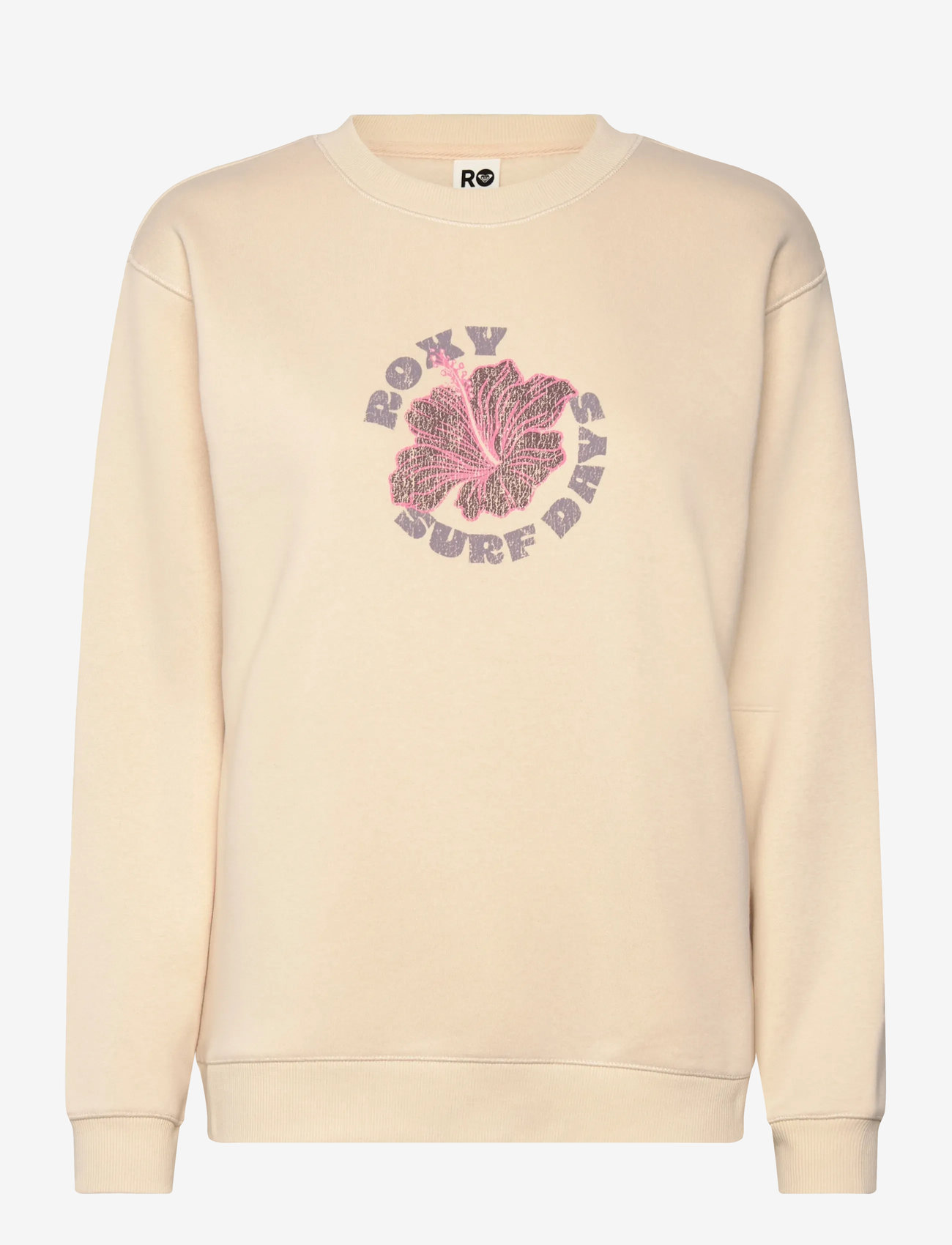 Roxy - SURF STOKED CREW BRUSHED VINT - laveste priser - parchment - 0
