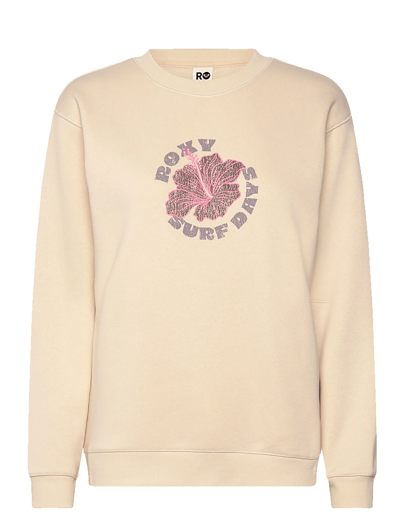 Roxy - SURF STOKED CREW BRUSHED VINT - kläder - parchment - 1