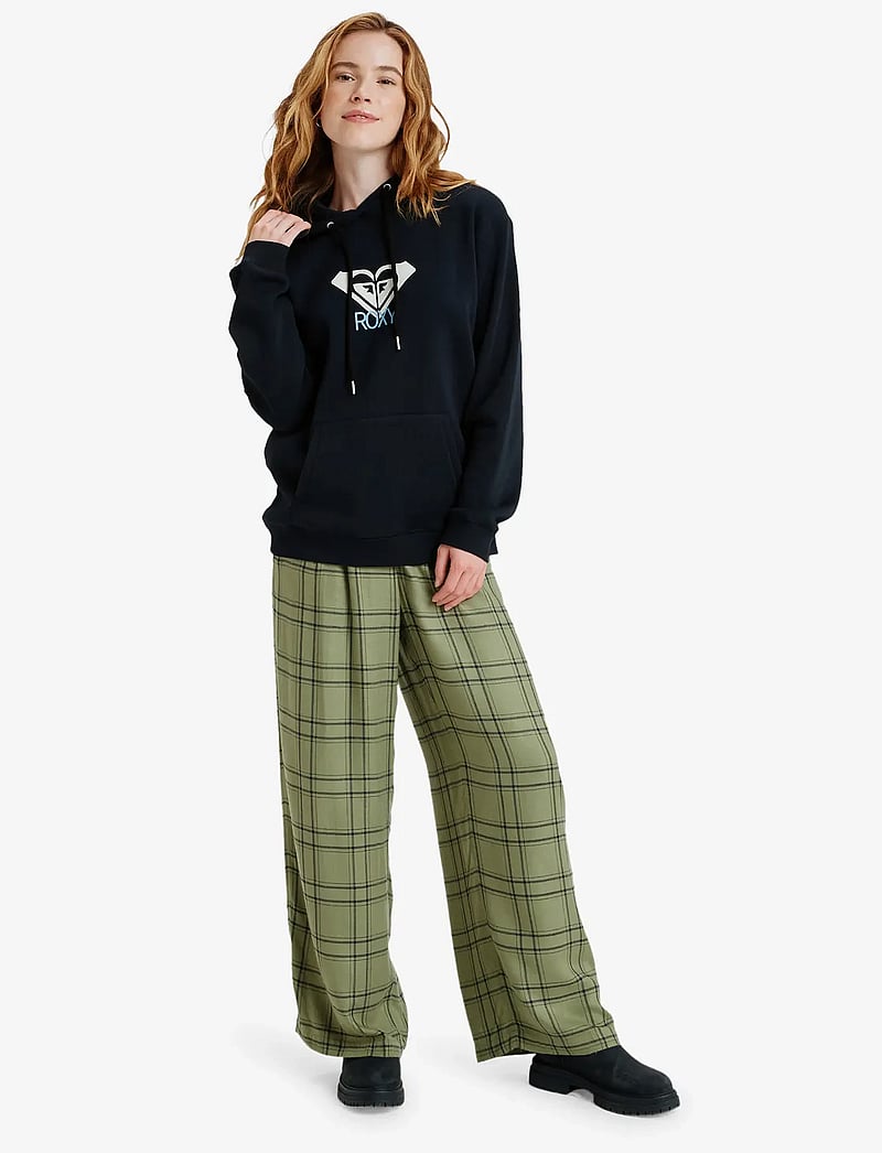 Roxy - SURF STOKED HOODIE BRUSHED ART - overdele - anthracite - 4