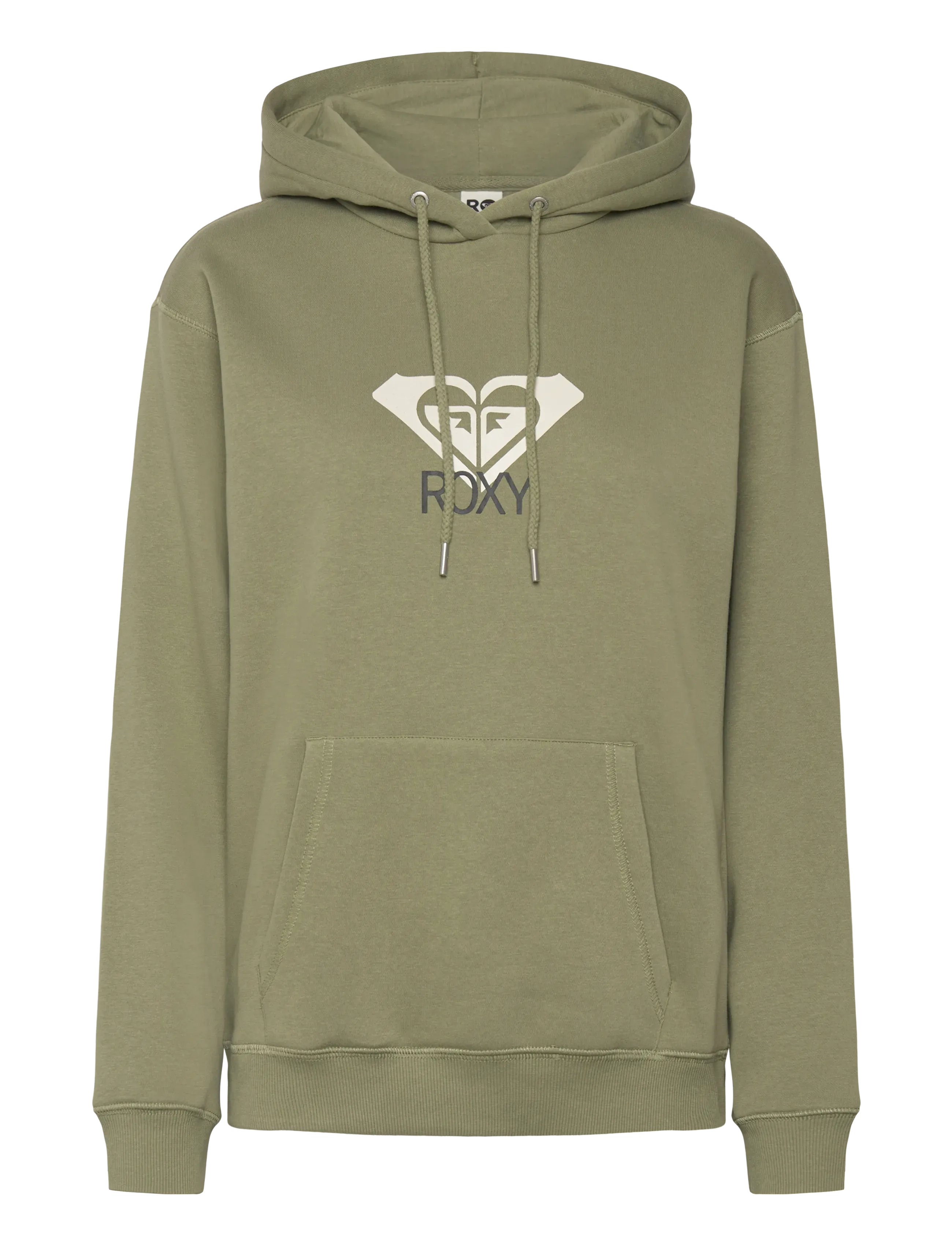 ROXY Surf Stoked Hoodie Brushed Art Grün - M - Damen